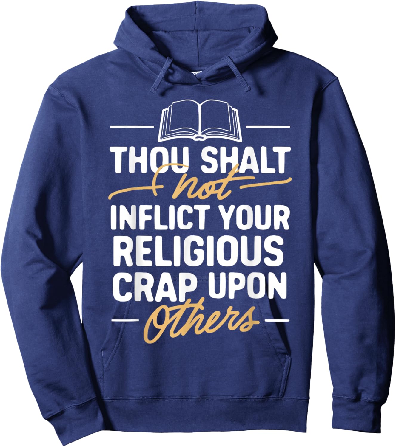 Atheism Anti-Religion Agnostic Freethinker Atheist Hoodie - Hoodie | Navy