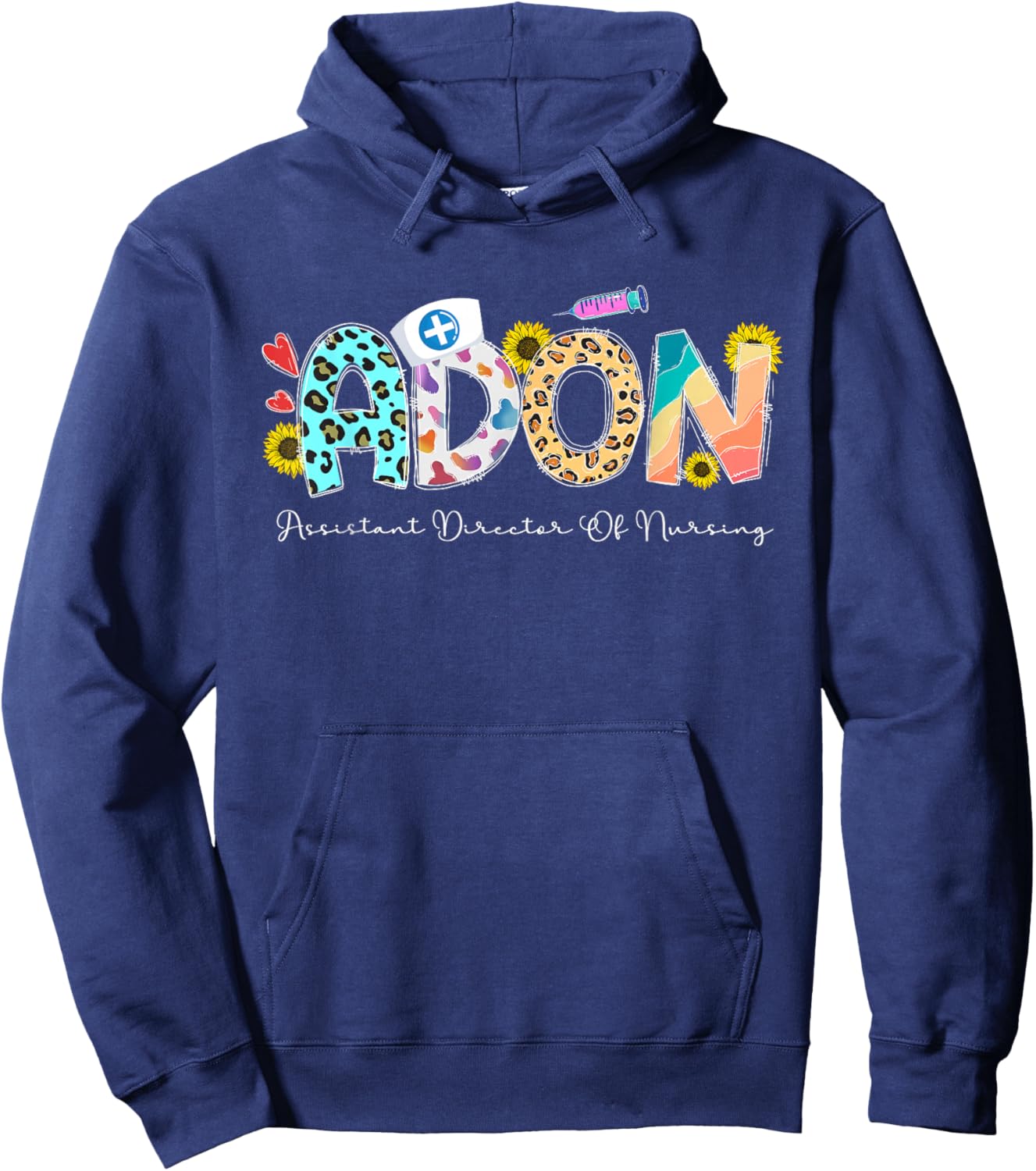 ADON Assistant Director Of Nursing Director Hoodie - Hoodie | Navy