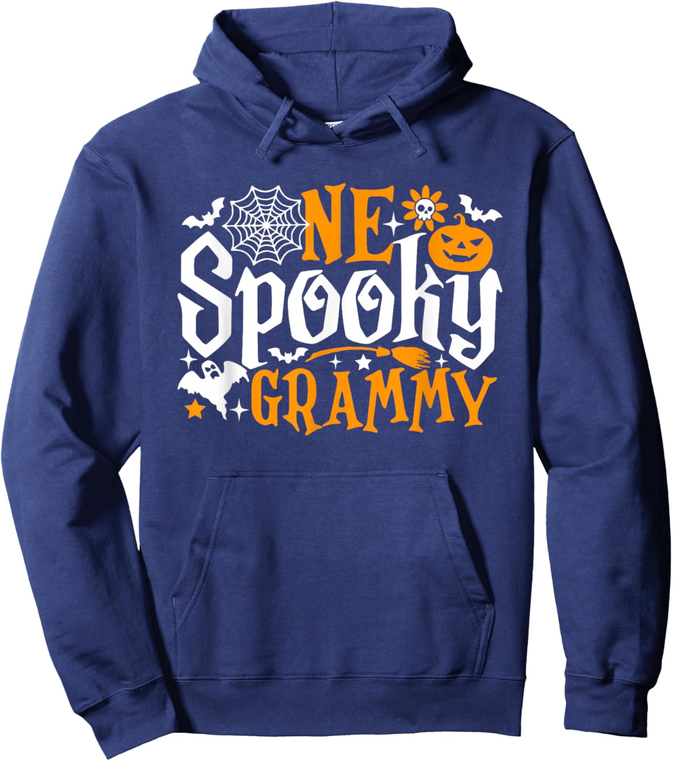 One Spooky Grammy Funny Halloween Family Matching Hoodie - Hoodie | Navy