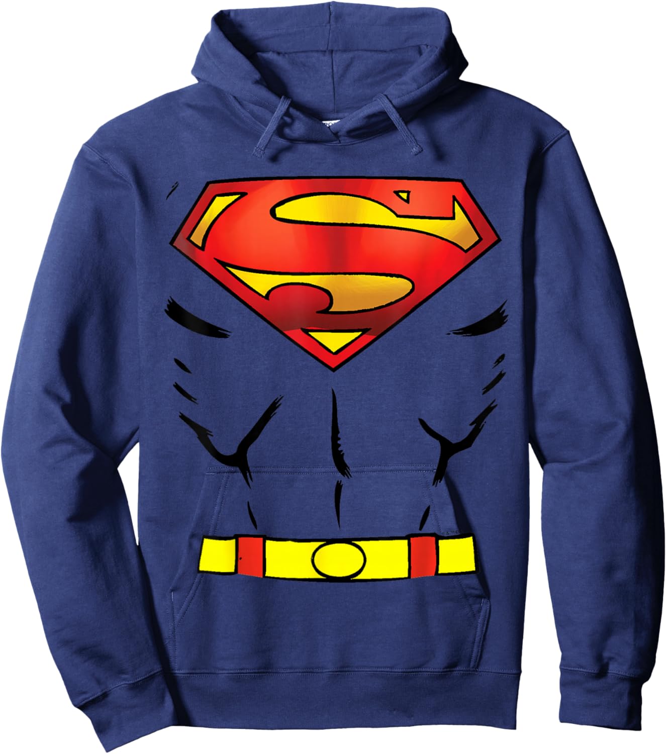 Superman Costume Hoodie - Hoodie | Navy
