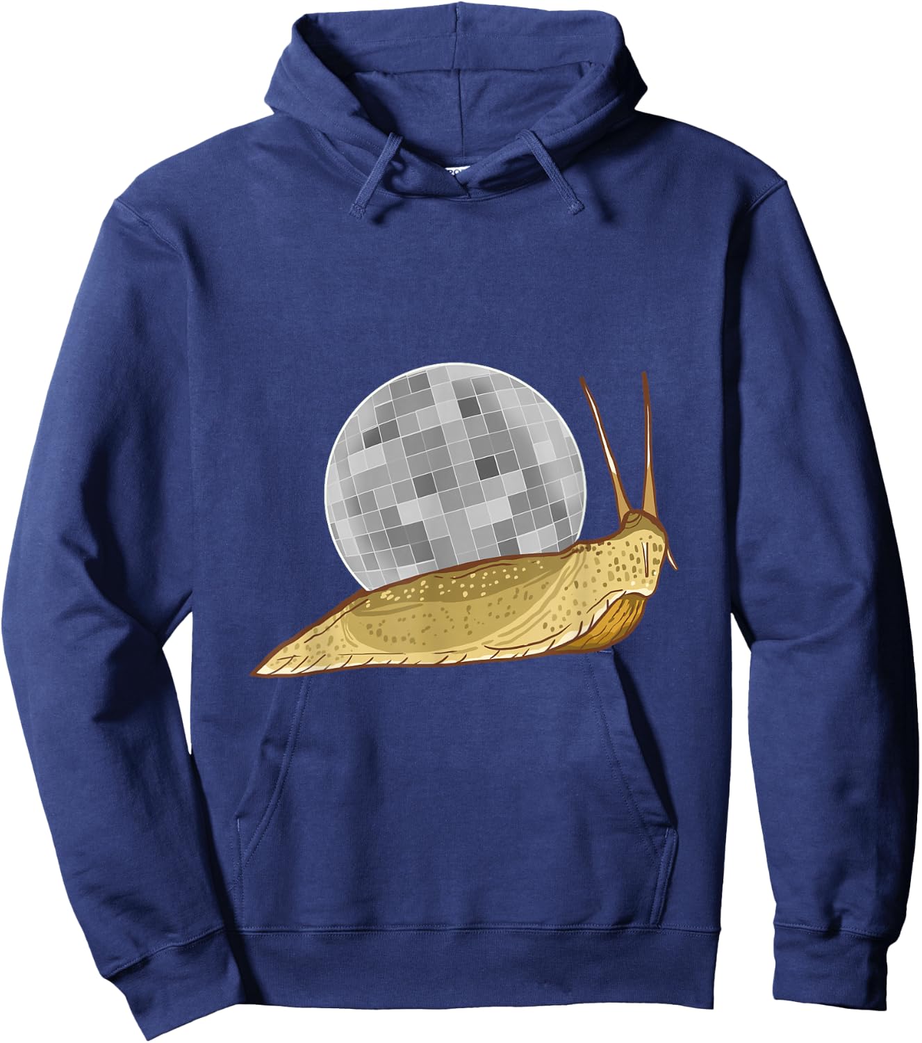 Snail Disco Ball Funny Crystal Shell Animal Lover Gift Hoodie - Hoodie | Navy