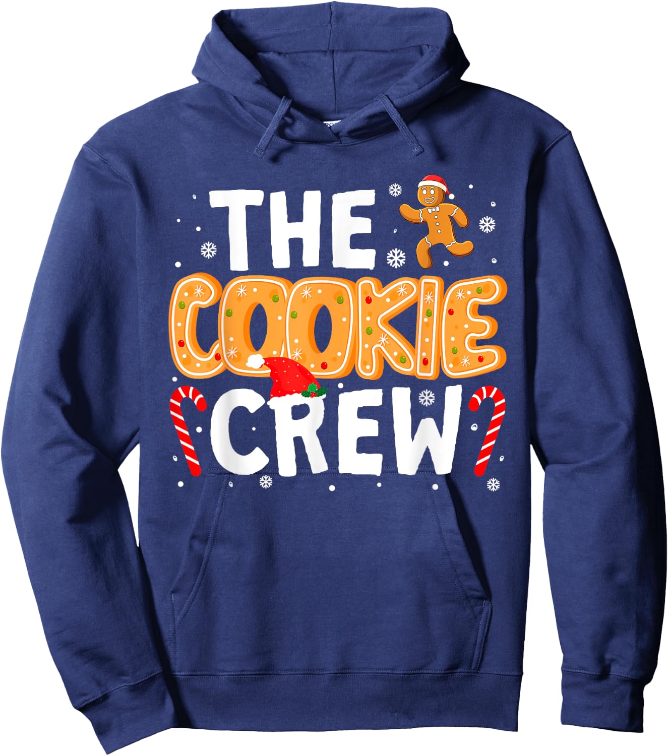 The Cookie Crew Christmas Baking Cookie Lover Kids Women Hoodie - Hoodie | Navy