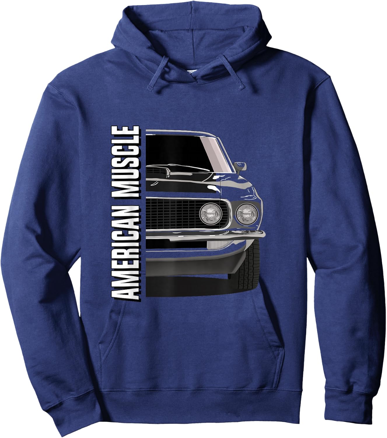 Classic Boss 429 Old School American Muscle Car Hoodie - Hoodie | Navy