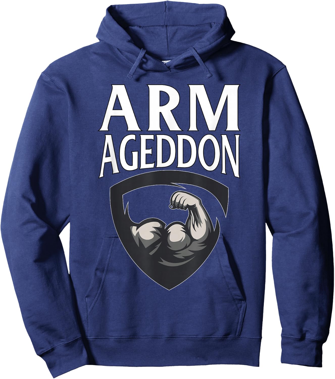Armageddon | Fitness Weightlifting Deadlift Workout Gym Hoodie - Hoodie | Navy