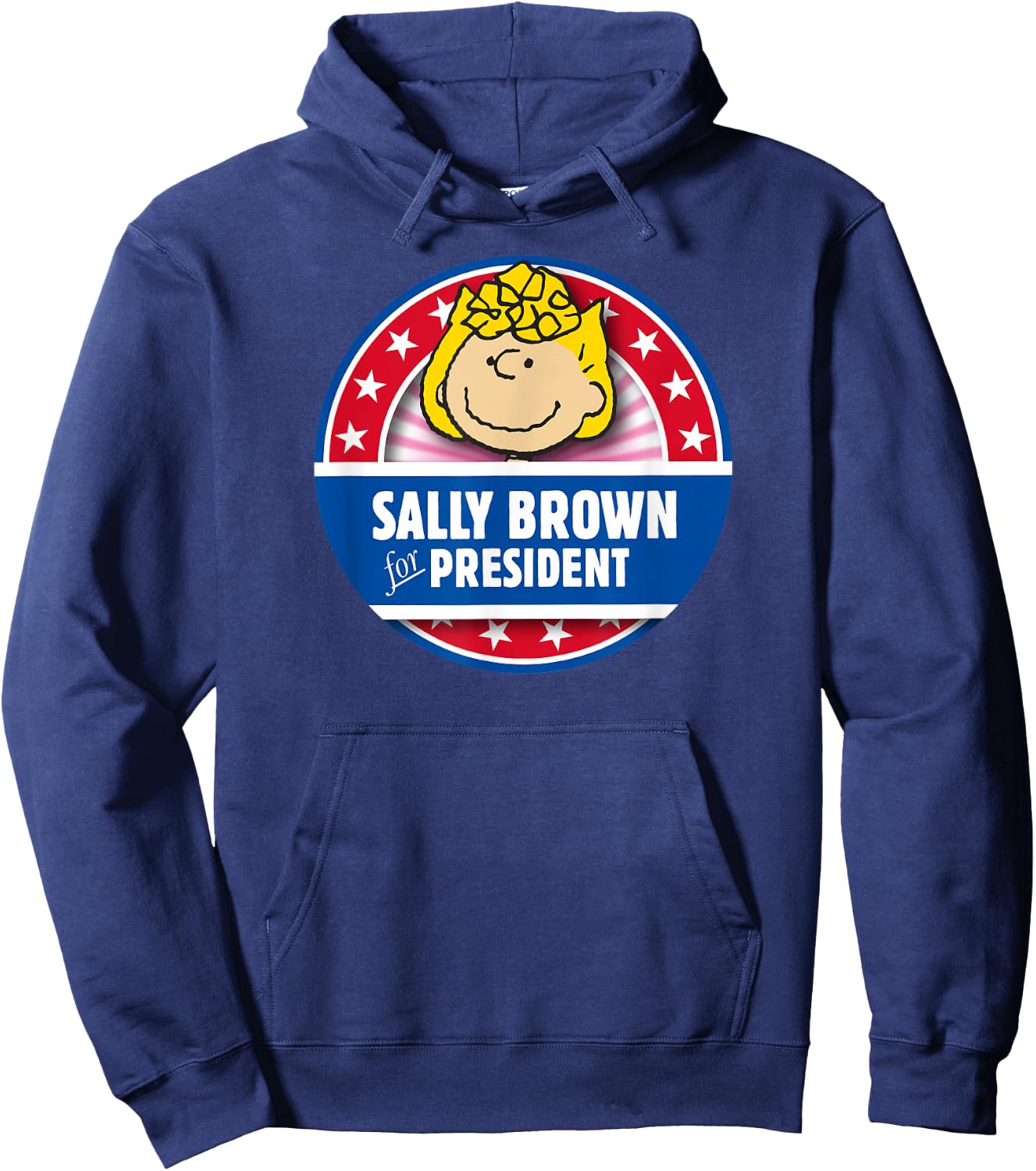 Peanuts Sally Brown For President Hoodie - Hoodie | Navy