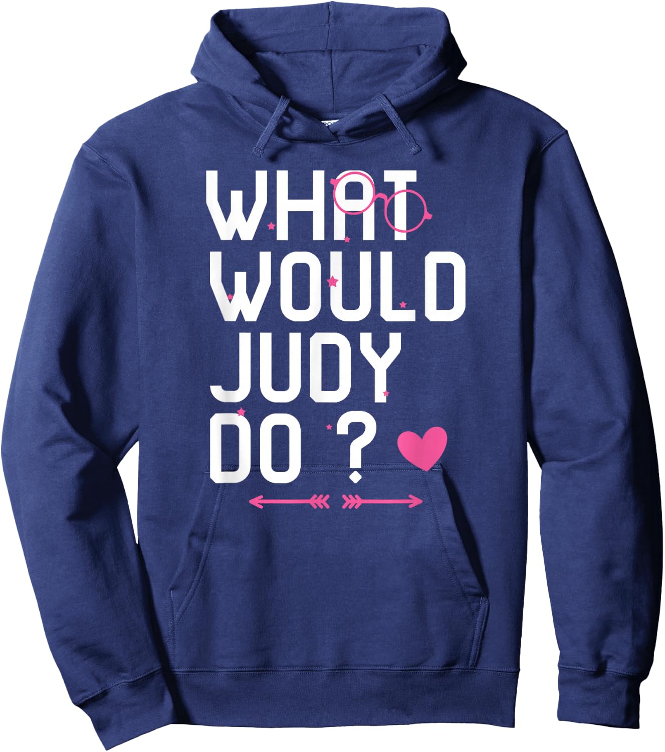What Would Judy Do? Cute Woman Myth Personalized Christmas Hoodie - Hoodie | Navy