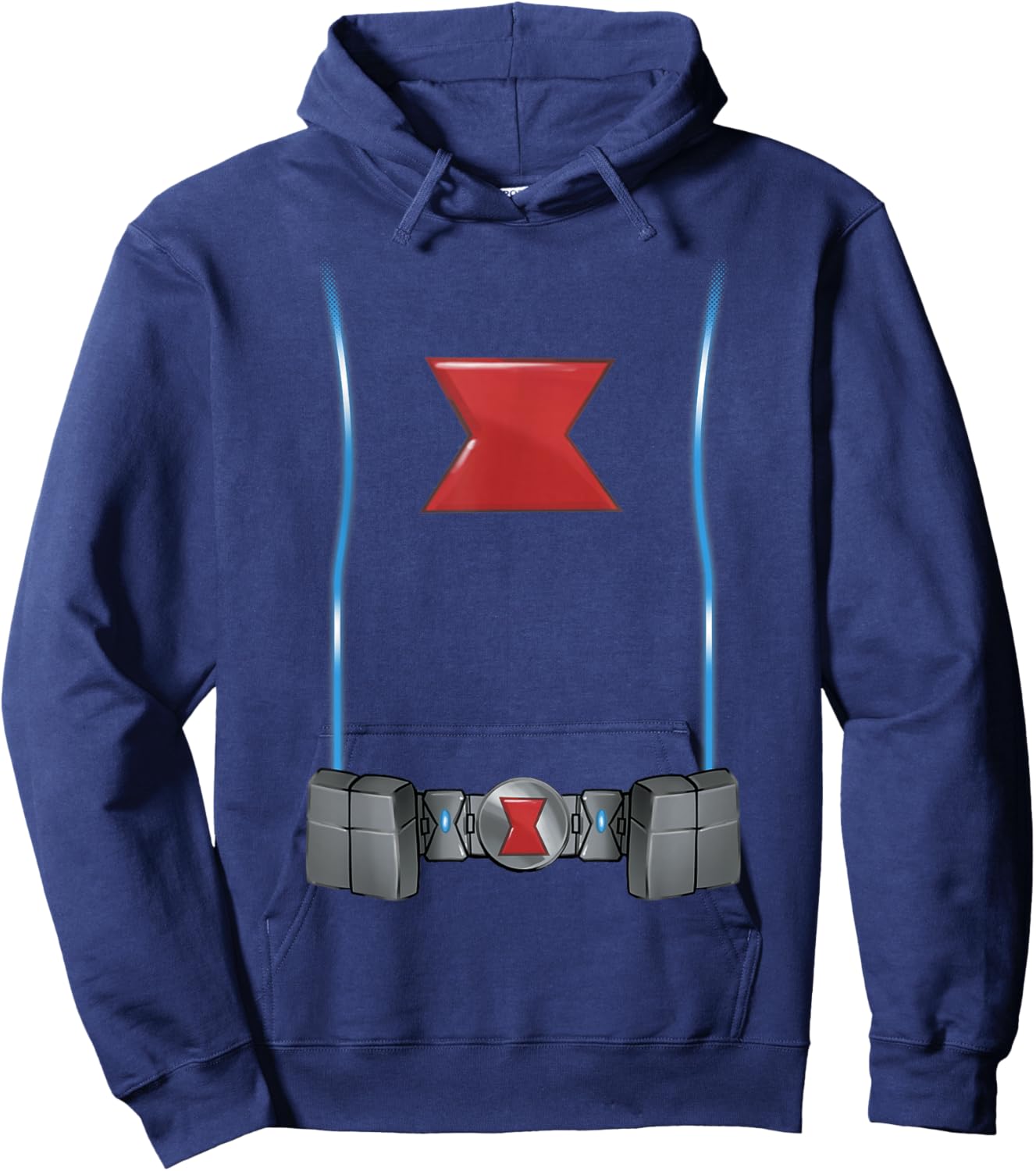 Marvel Comics Avengers Halloween Black Widow Spy Costume Hoodie - Hoodie | Navy