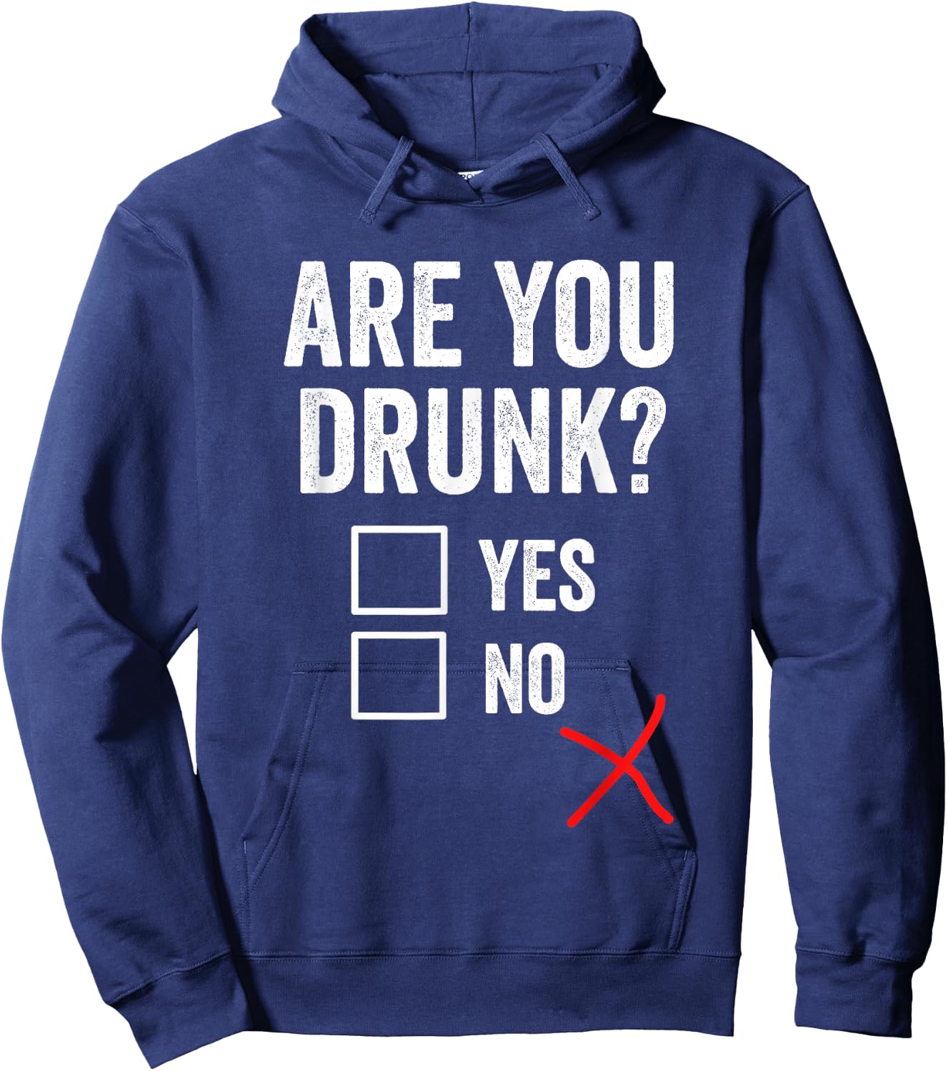 Are You Drunk - Funny Drinking Beer Hoodie - Hoodie | Navy