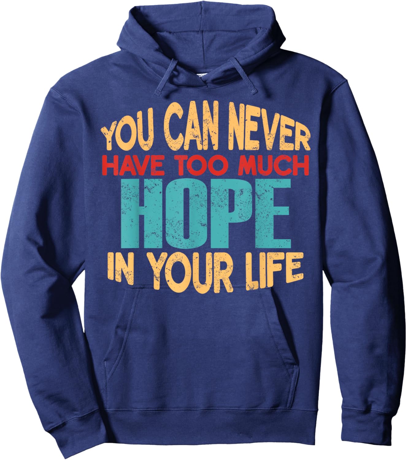 Funny Hope Personalized First Name Joke Item Hoodie - Hoodie | Navy