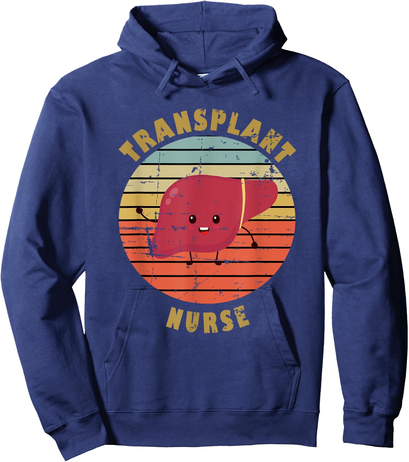 Liver Transplant Nurse Hoodie - Hoodie | Navy