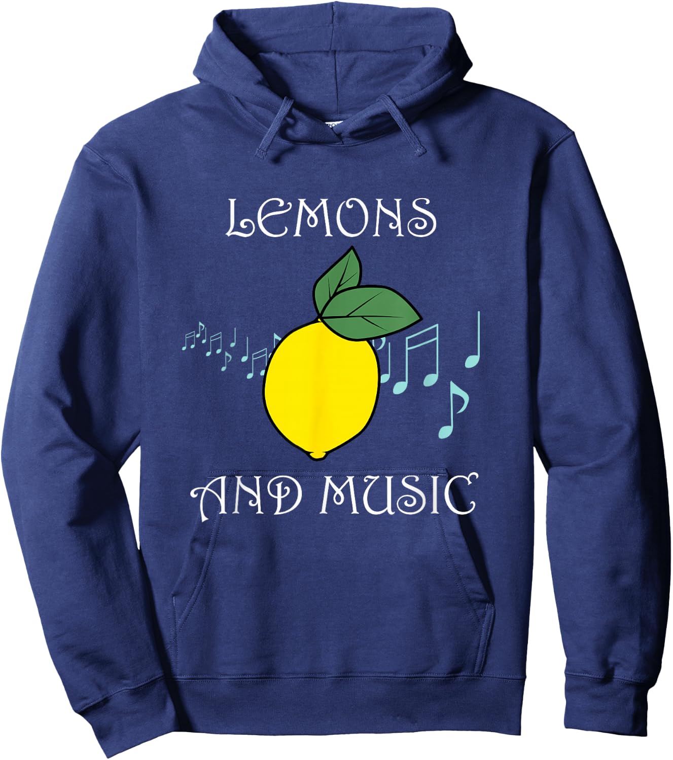 Music and Lemons Vitamin Lemonade Musician Hoodie - Hoodie | Navy