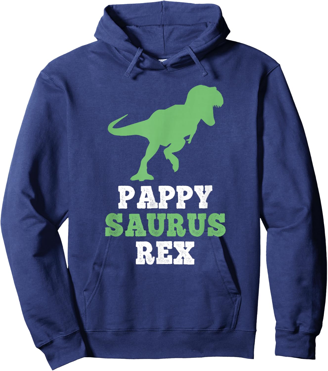 PappySaurus Rex Dino Dinosaur Funny Pappy-Saurus Hoodie - Hoodie | Navy