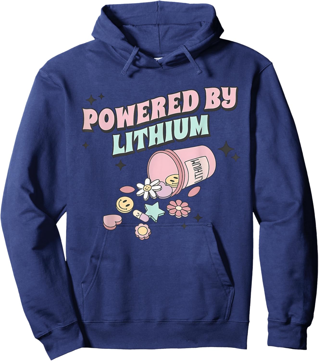 Powered By Lithium Apparel Hoodie - Hoodie | Navy
