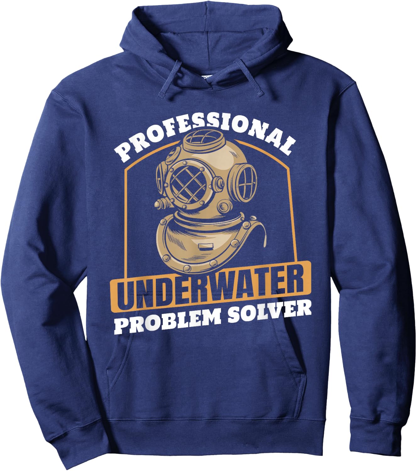 Marine Construction Underwater Welding - Commercial Diver Hoodie - Hoodie | Navy