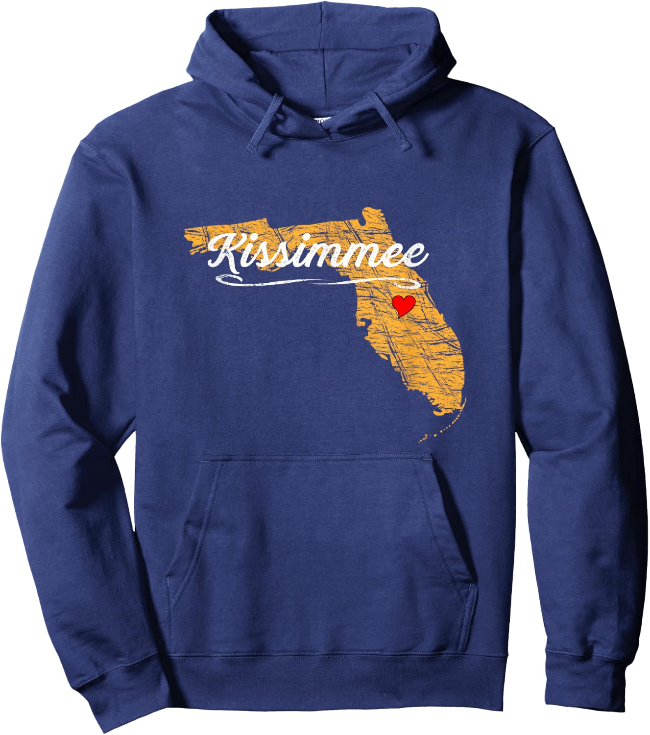 City of Kissimmee Florida Vacation Souvenir Graphic Hoodie - Hoodie | Navy