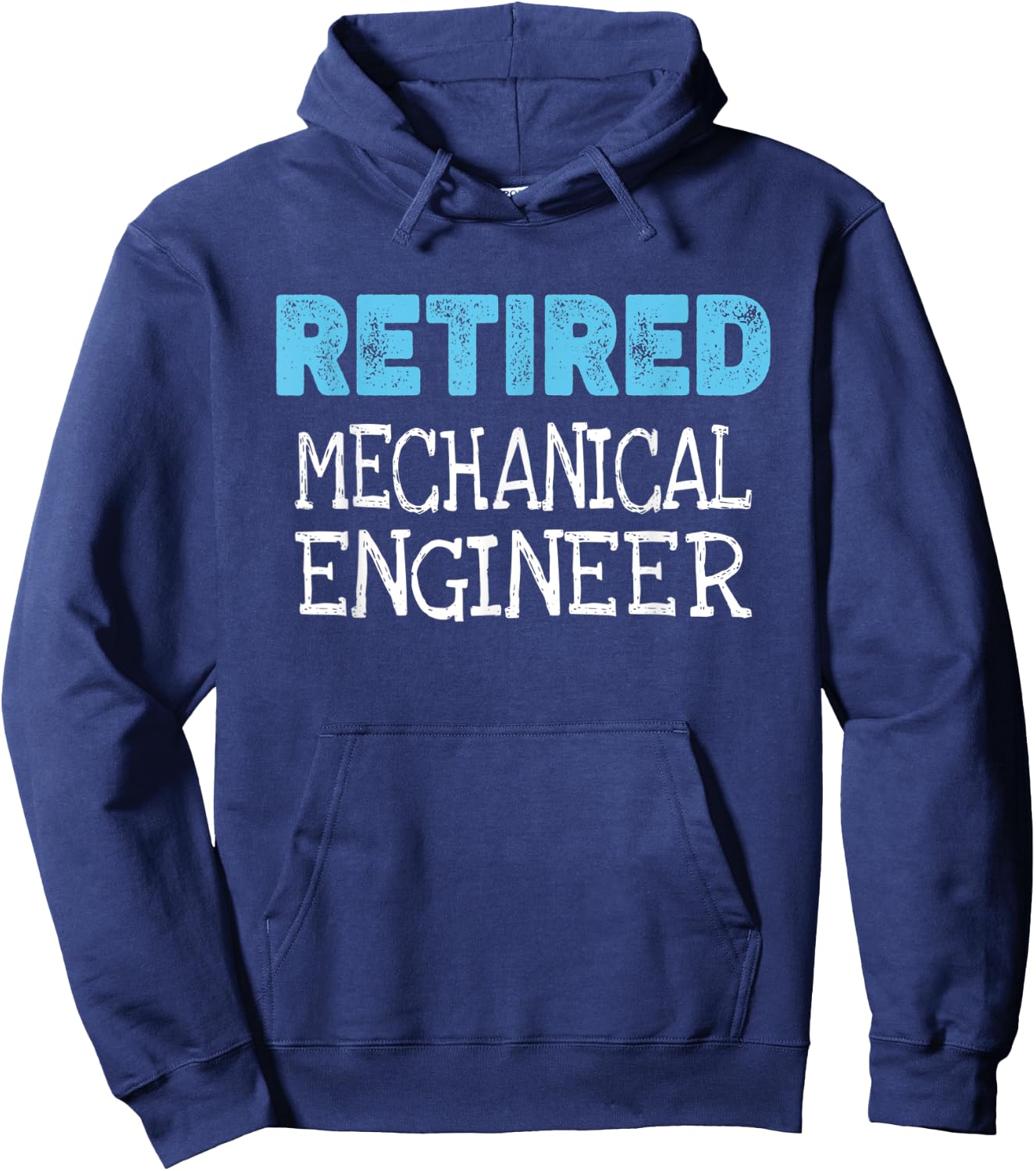 Retired Mechanical Engineer Gifts Funny Retirement Hoodie - Hoodie | Navy