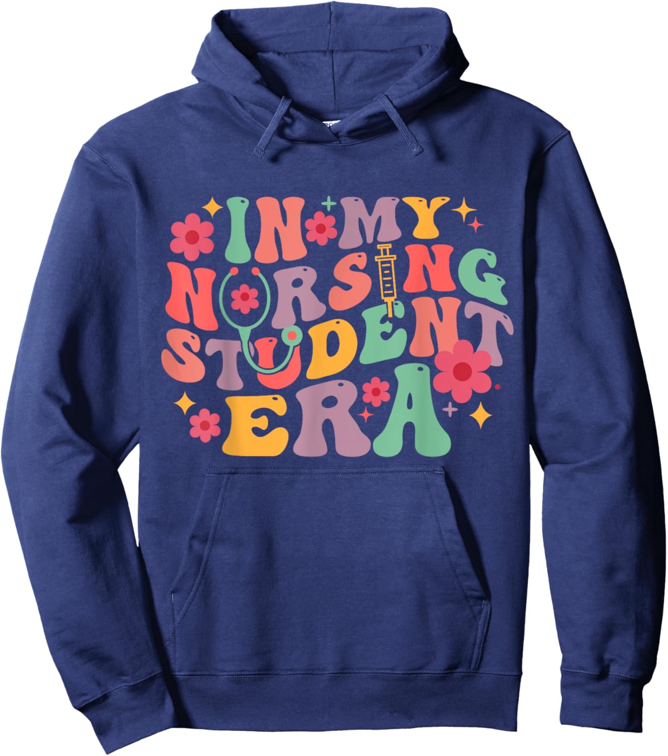 In My Nursing Student Era School Nurse Future In Progress Hoodie - Hoodie | Navy