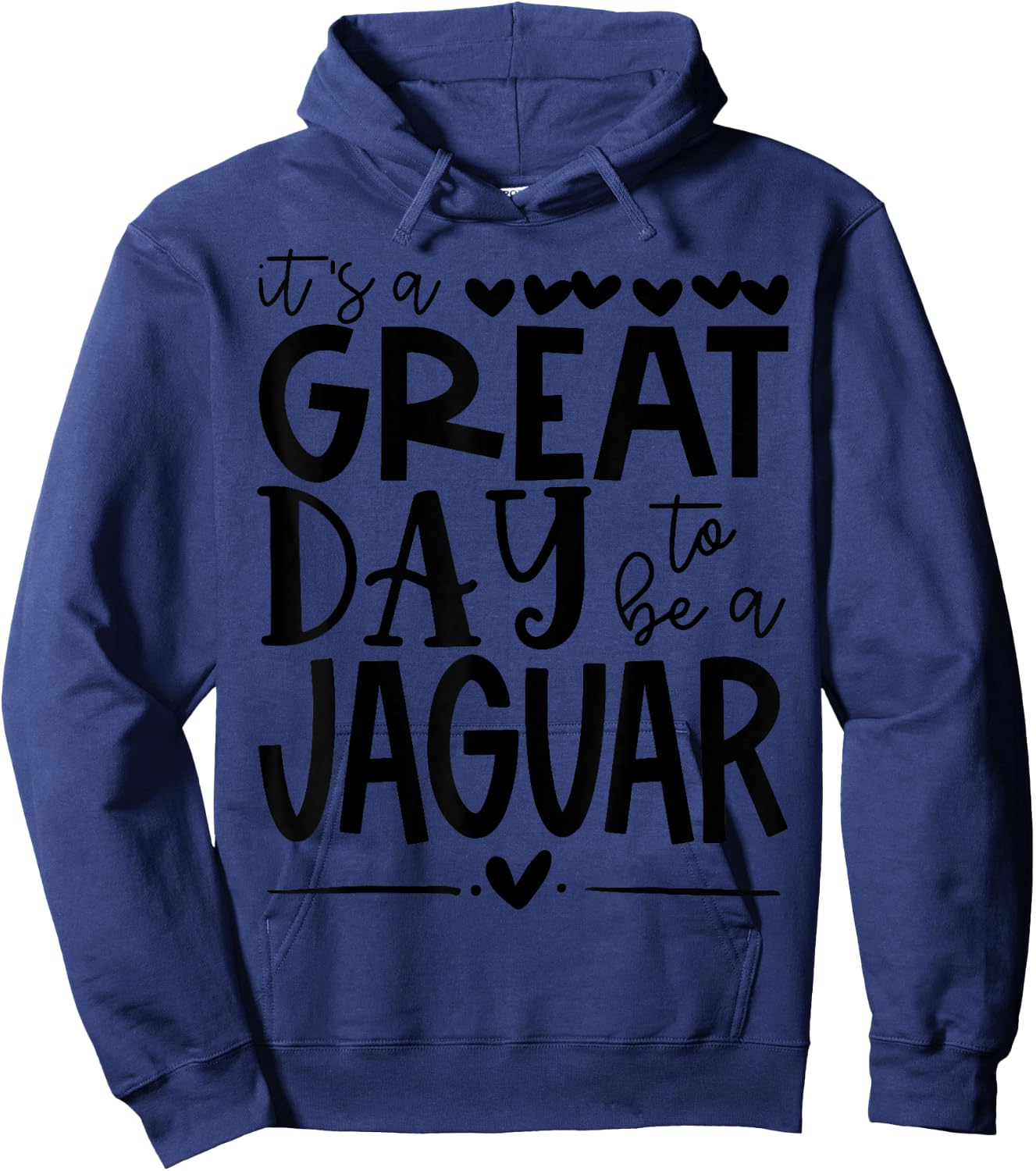 Jaguars Teacher School Sports Fan Team Spirit Great Day Hoodie - Hoodie | Navy
