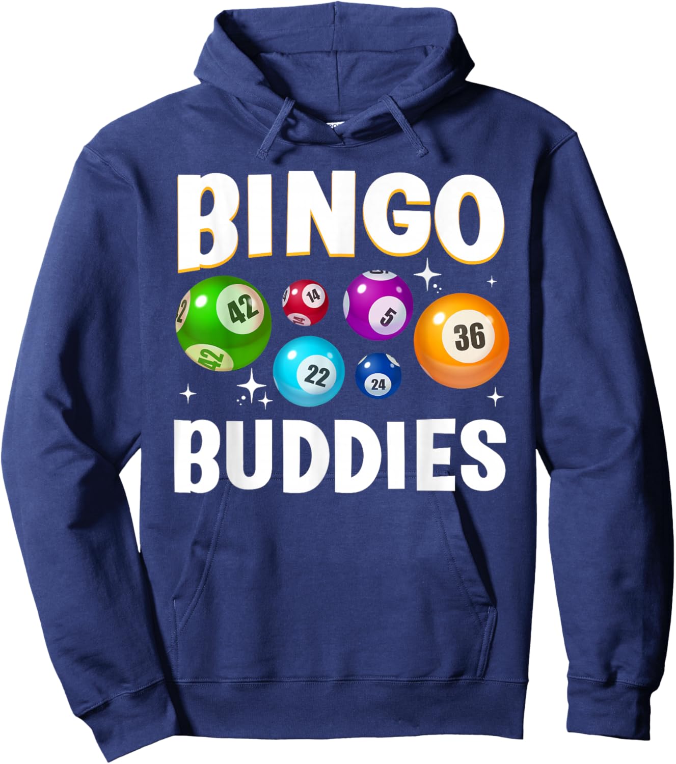 Bingo Buddies Design Women Bingo Lover Bingo Player Hoodie - Hoodie | Navy