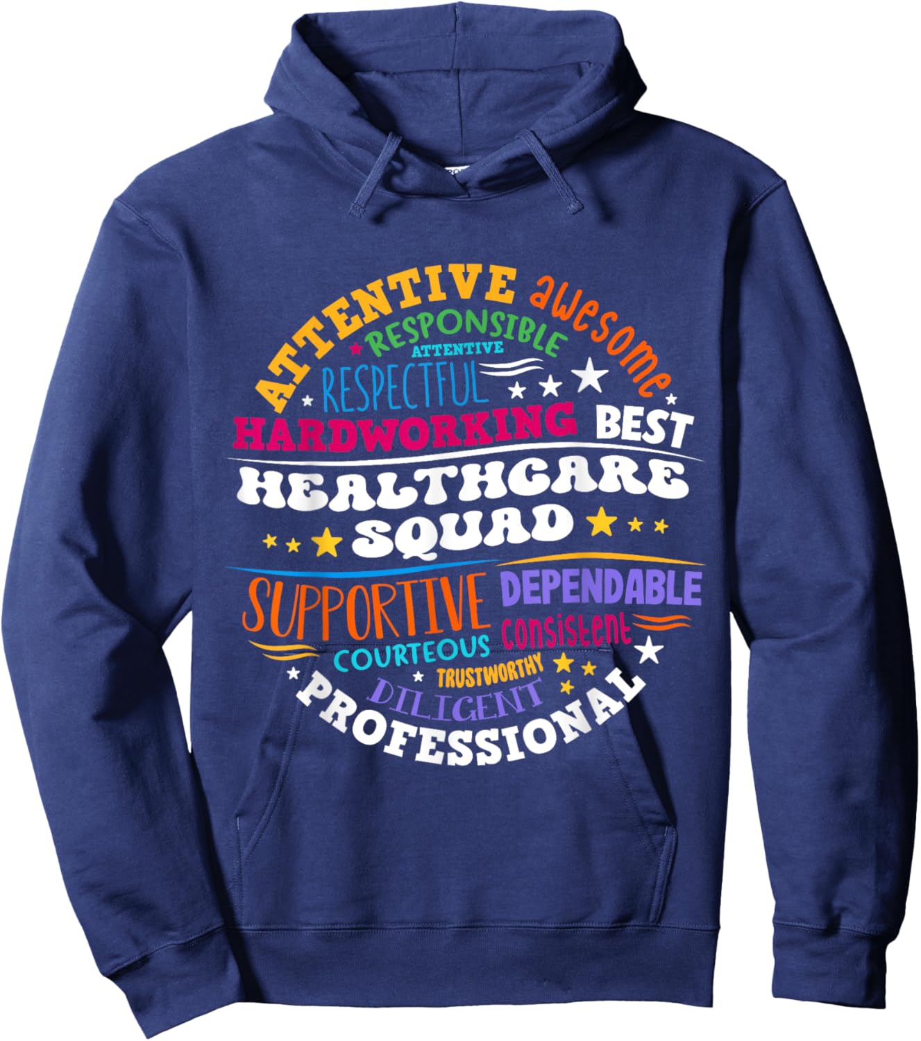 Healthcare Squad Worker Life Health Care Appreciation Hoodie - Hoodie | Navy