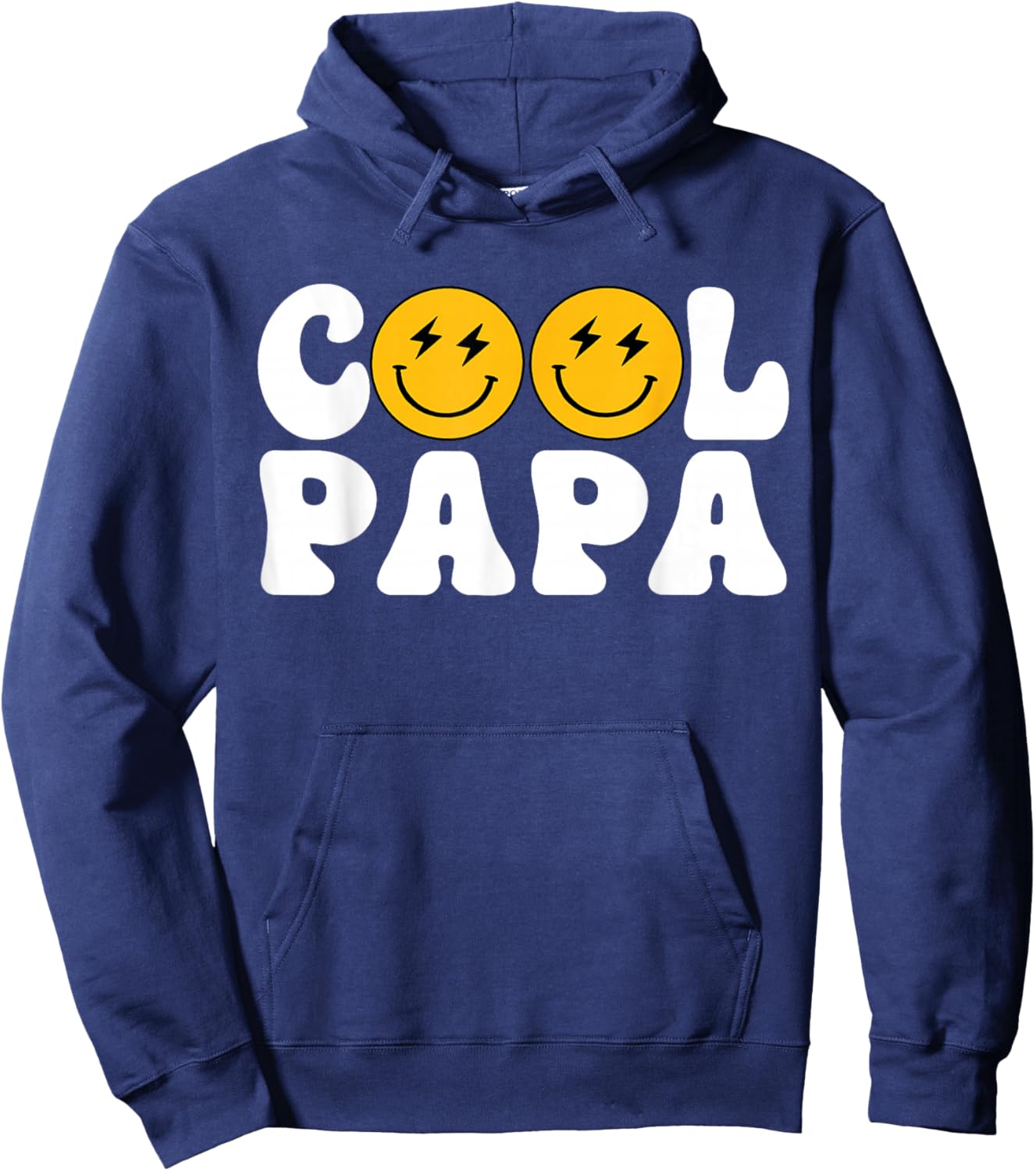 Papa One Happy Dude Birthday Theme Family Matching Hoodie - Hoodie | Navy