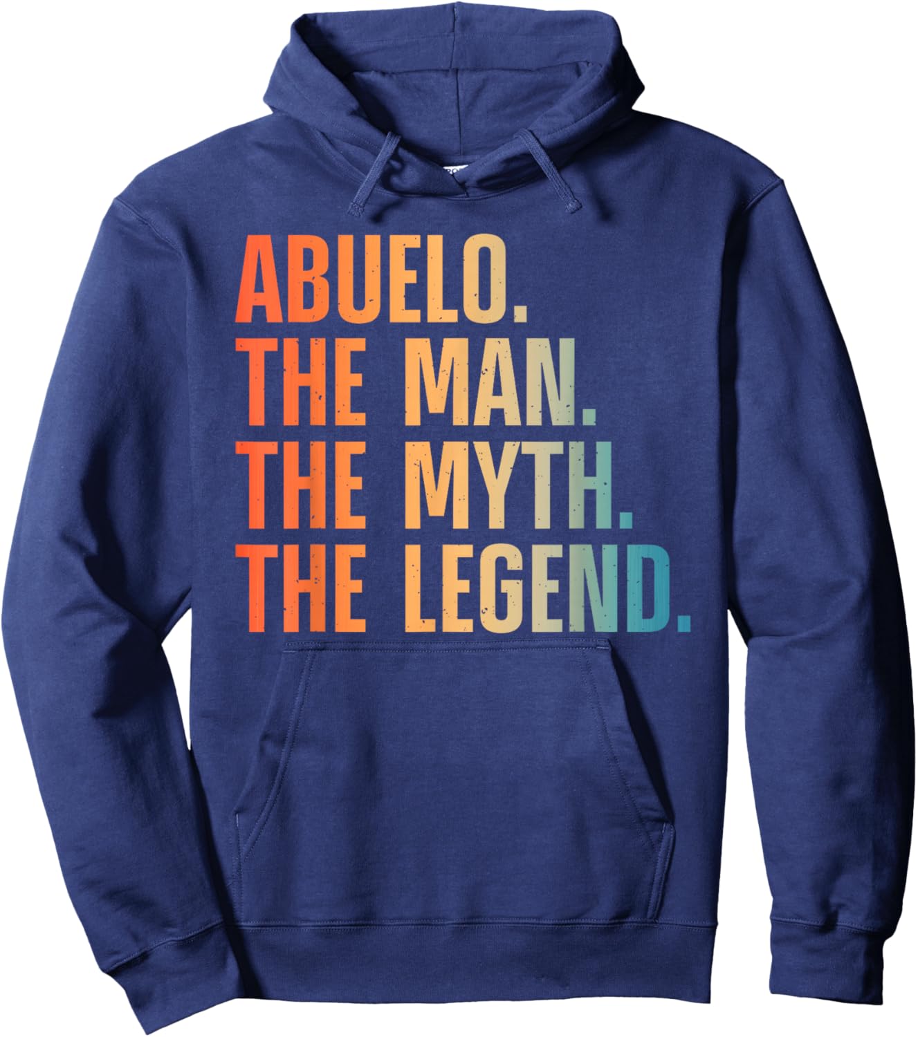 Abuelo Design For Grandpa Grandfather From Grandkids Abuelo Hoodie - Hoodie | Navy