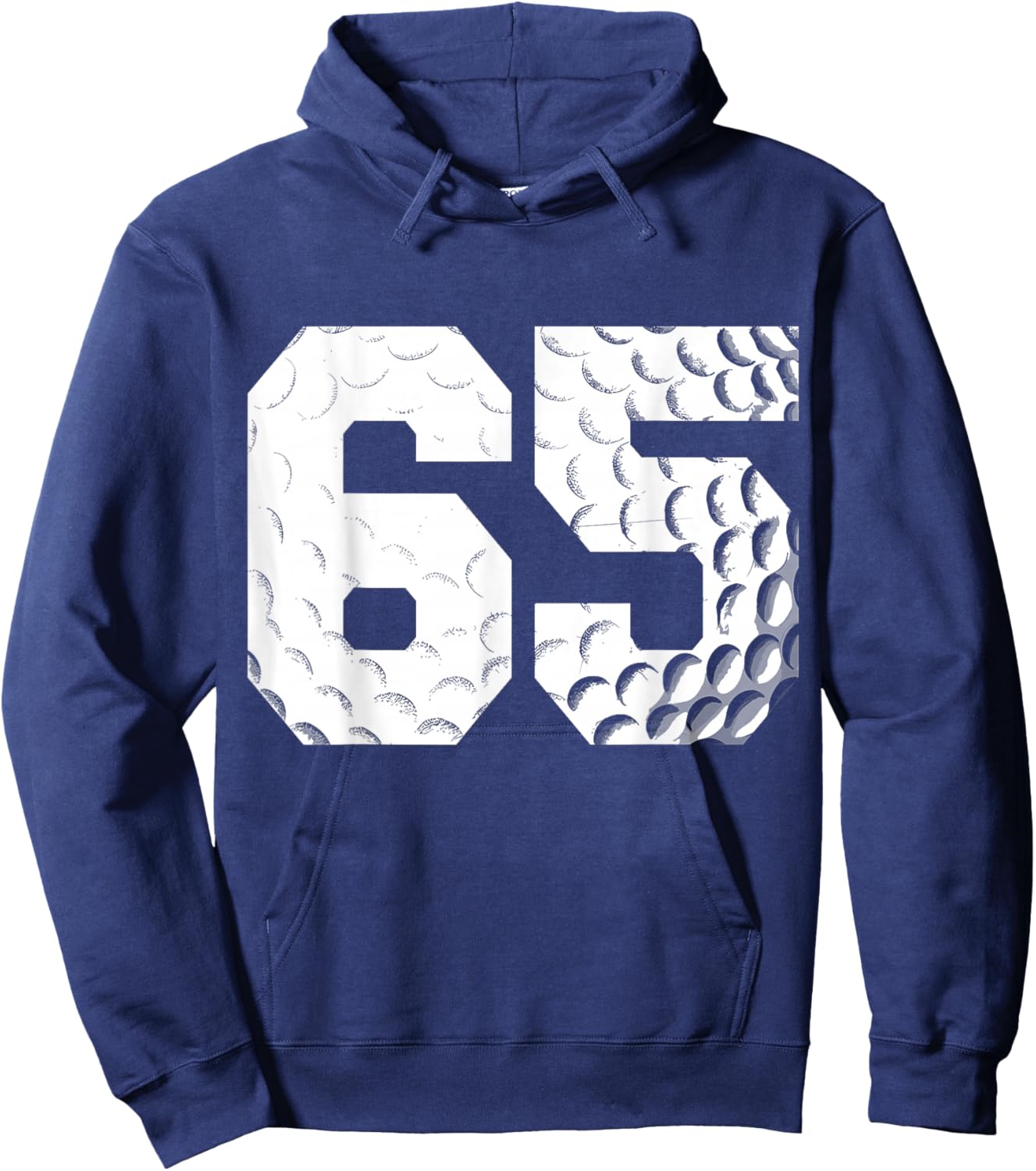 65th Birthday Men Golf Player Golf 65 Years Old Hoodie - Hoodie | Navy