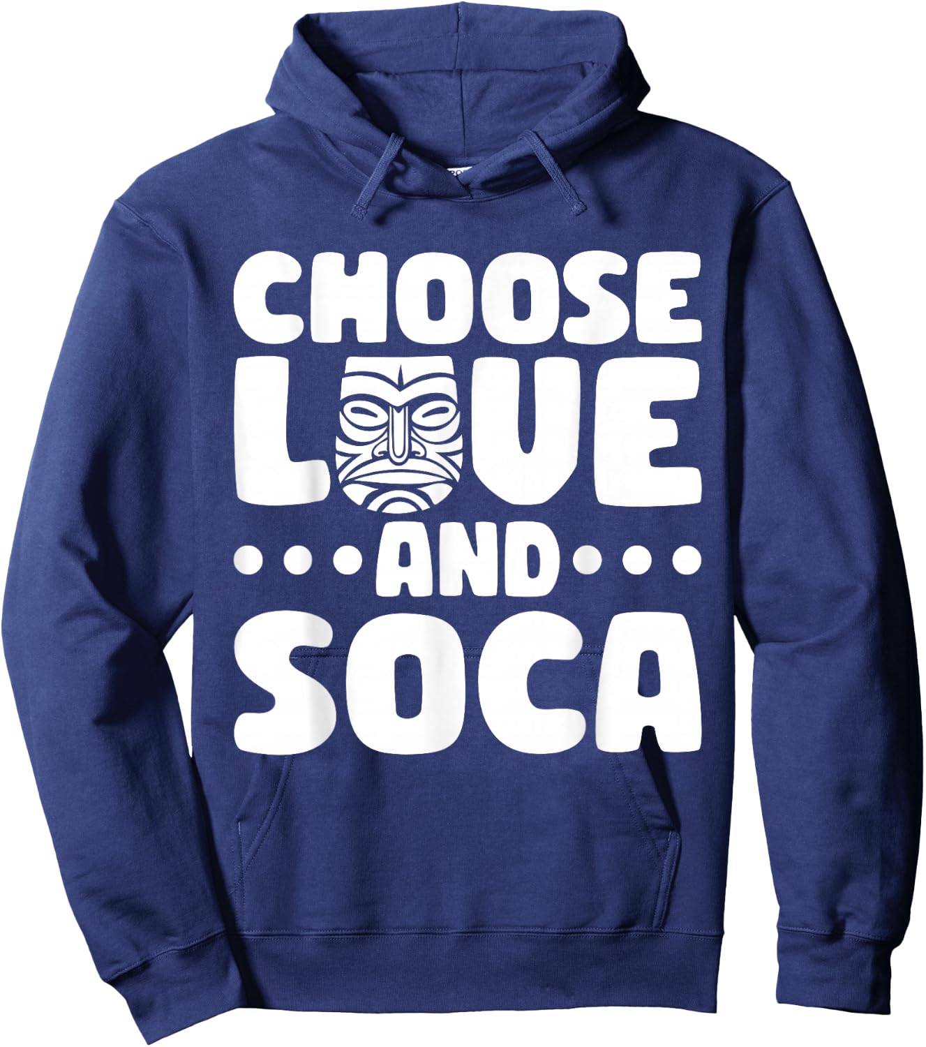 Choose Love And Soca Caribbean Carnival Soca Party Hoodie - Hoodie | Navy