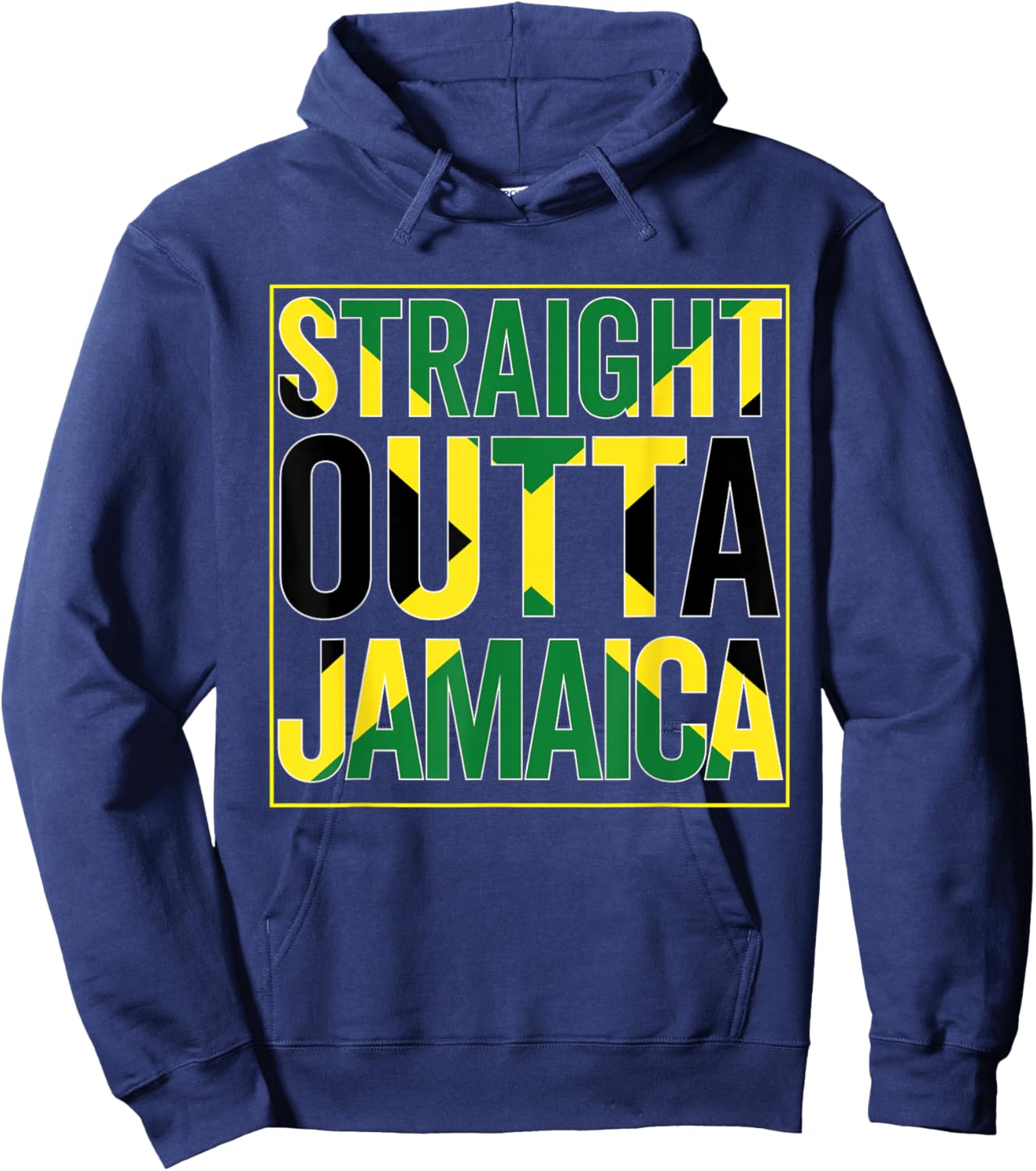 Jamaica Flag Souvenir Jamaican Vintage Men Women Boy Girls Hoodie - Hoodie | Navy