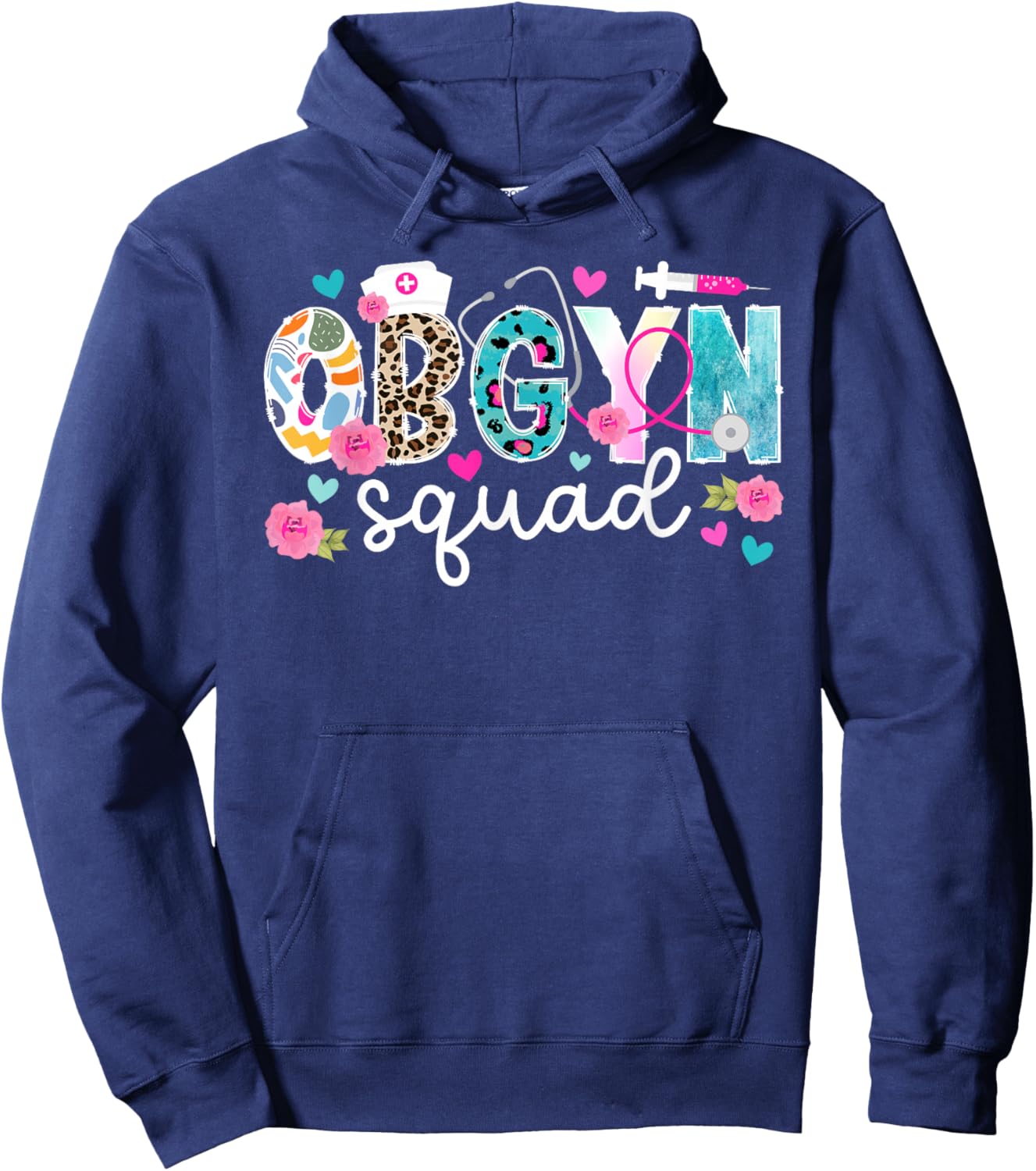 OBGYN Squad OBGYN Appreciation OB-GYN Best OBGYN OB/GYN Crew Hoodie - Hoodie | Navy