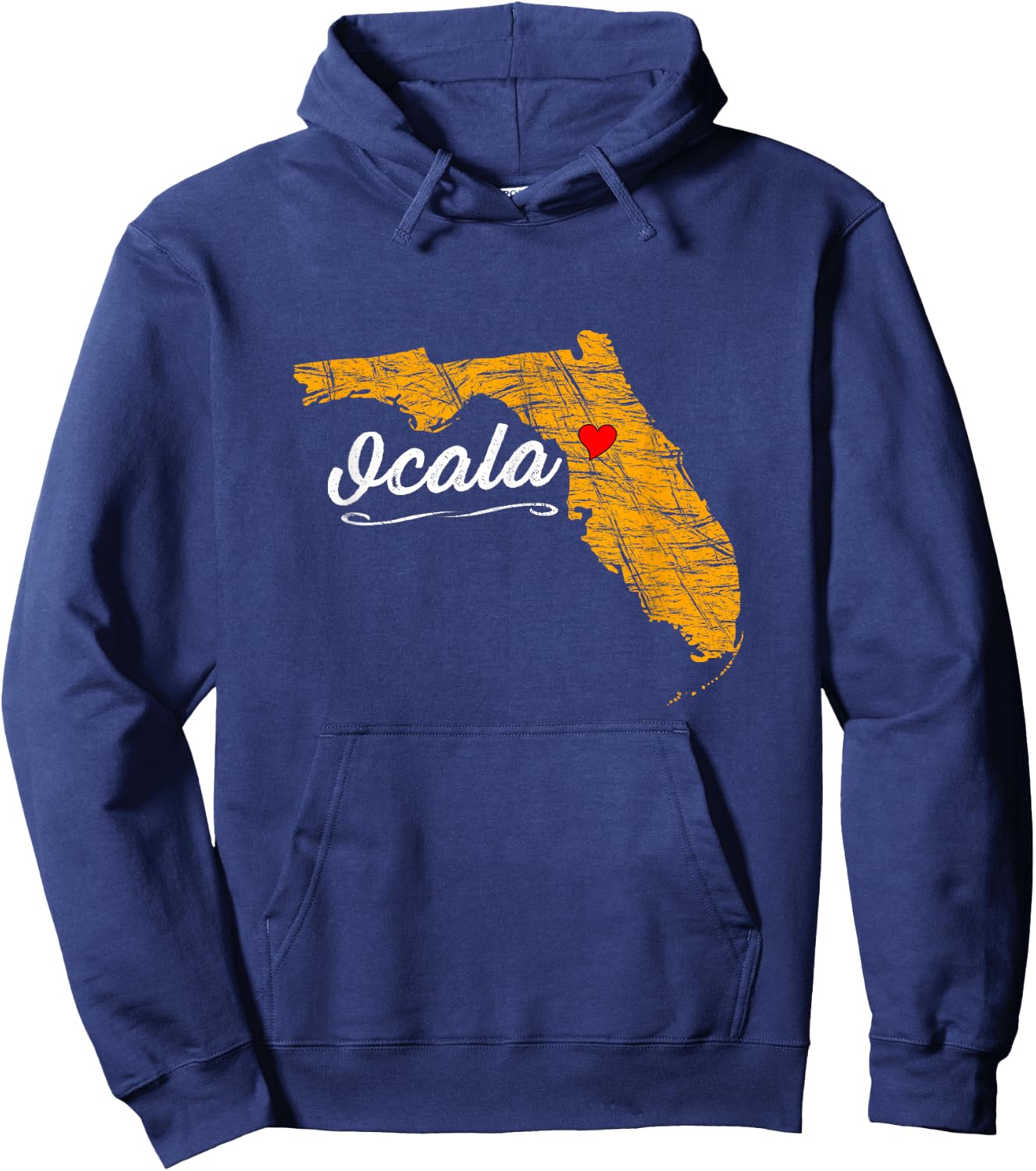 City of OCALA - FLORIDA | Vacation Souvenir Merch - Graphic Hoodie - Hoodie | Navy