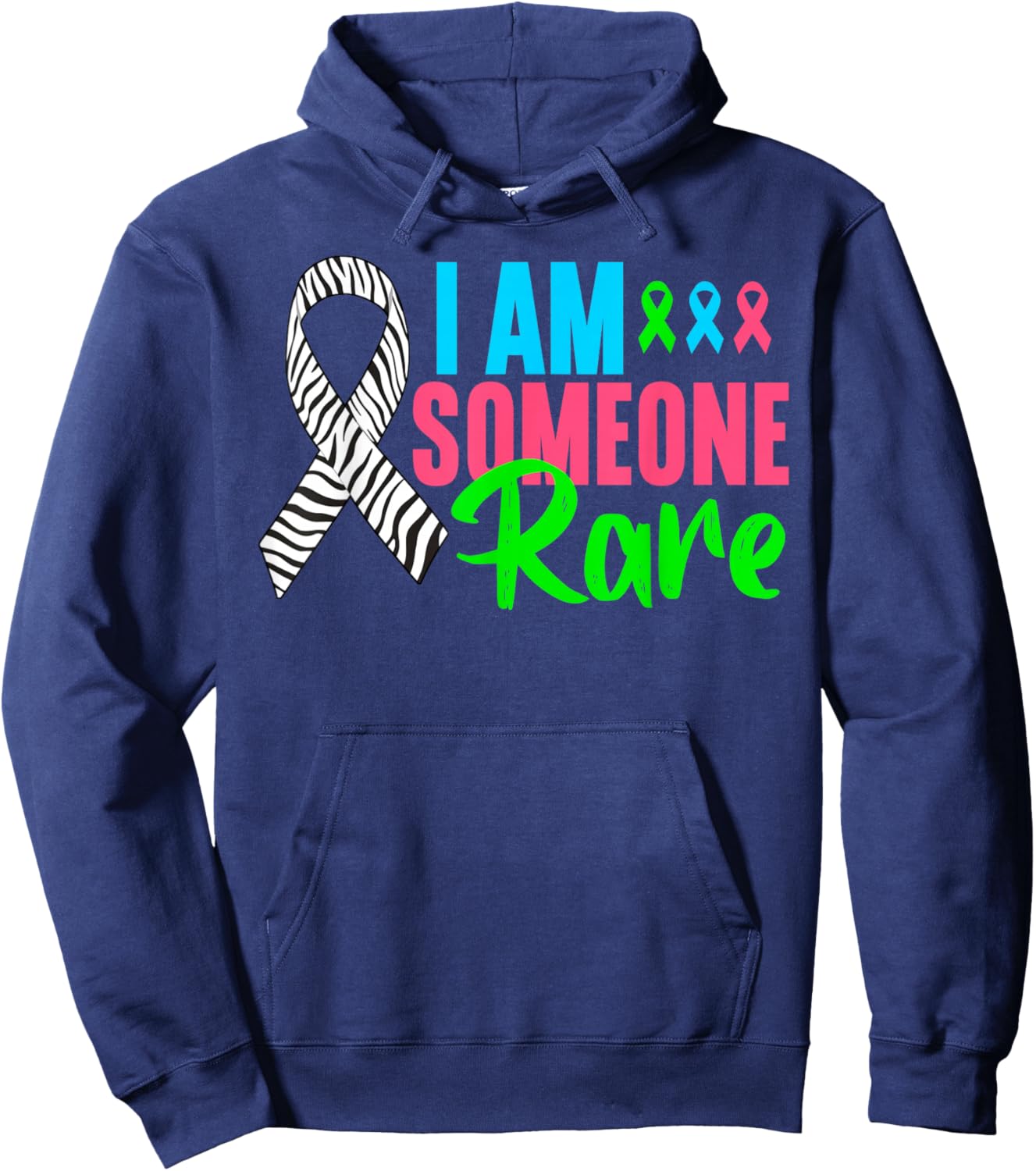 Rare Disease Day 2026 Shirt - I am Rare Disease Awareness Hoodie - Hoodie | Navy