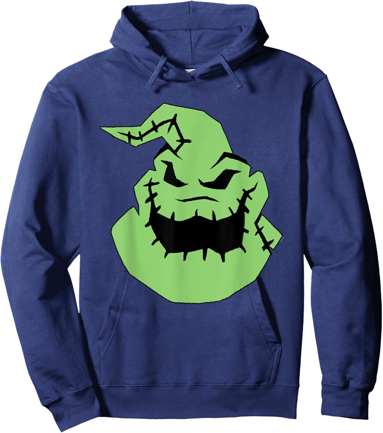 Disney The Nightmare Before Christmas Oogie Boogie Big Face Hoodie - Hoodie | Navy