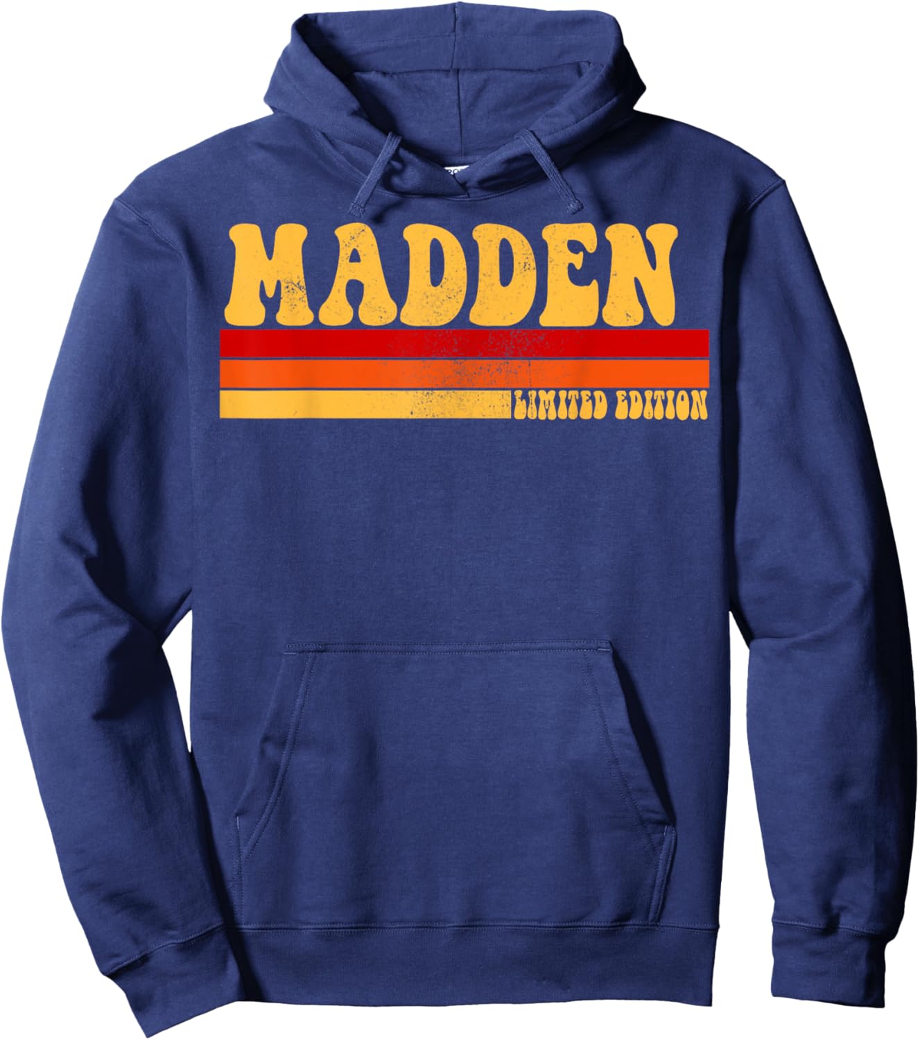 MADDEN Name Personalized Idea Men Retro Vintage MADDEN Hoodie - Hoodie | Navy