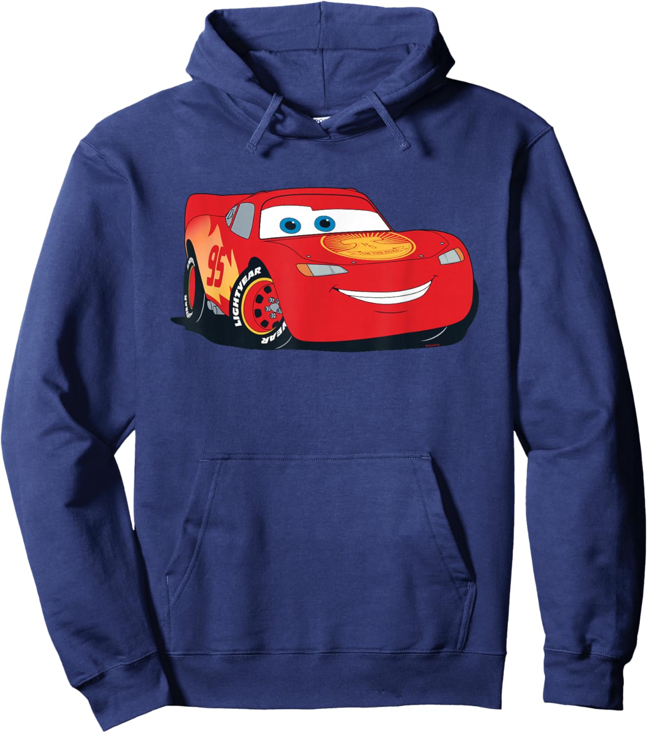 Disney and Pixar's Cars Lightning McQueen Big Pic Costume Hoodie - Hoodie | Navy