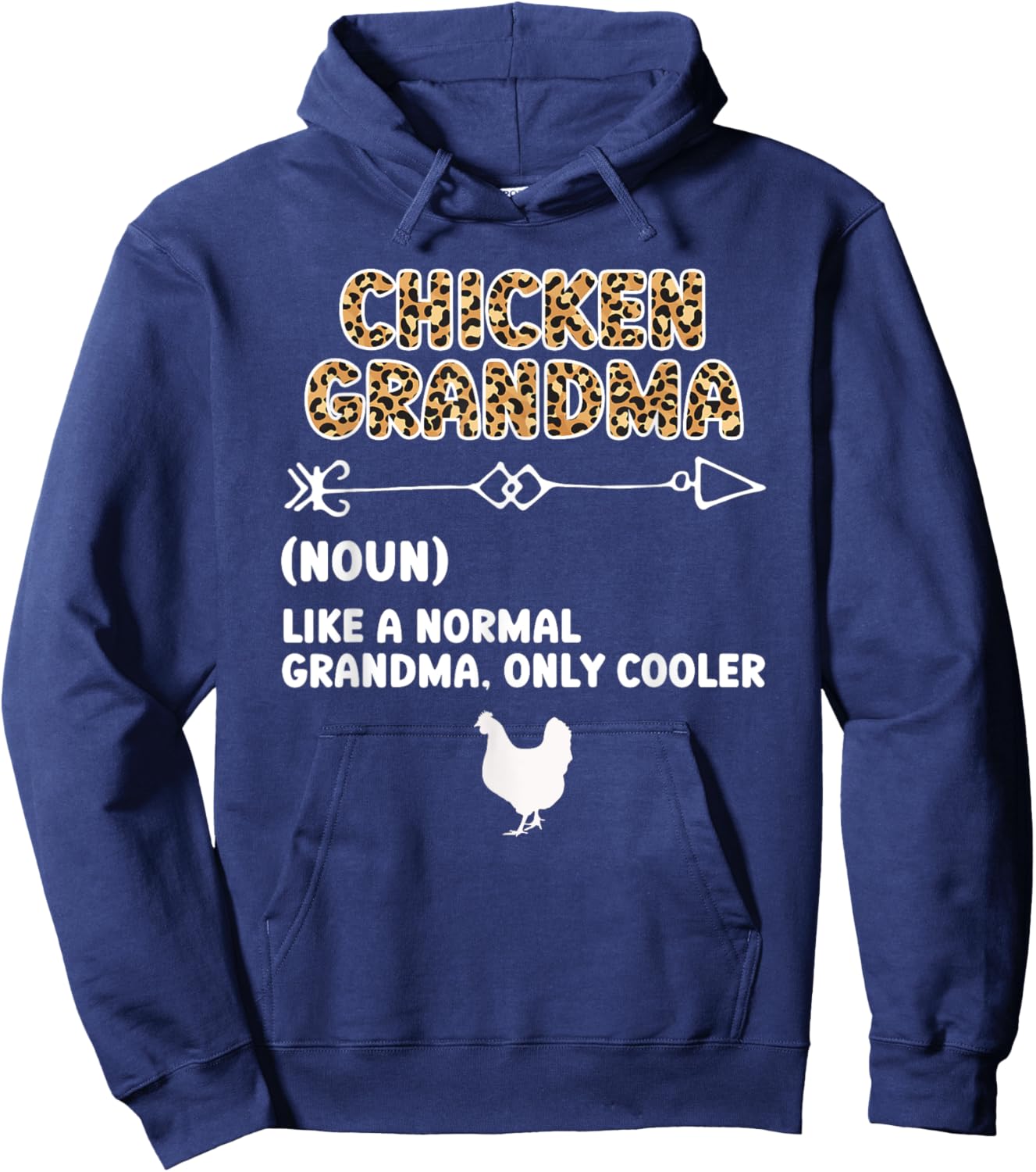 Chicken Grandma Definition Chicken Owner Chicken Farmer Hoodie - Hoodie | Navy