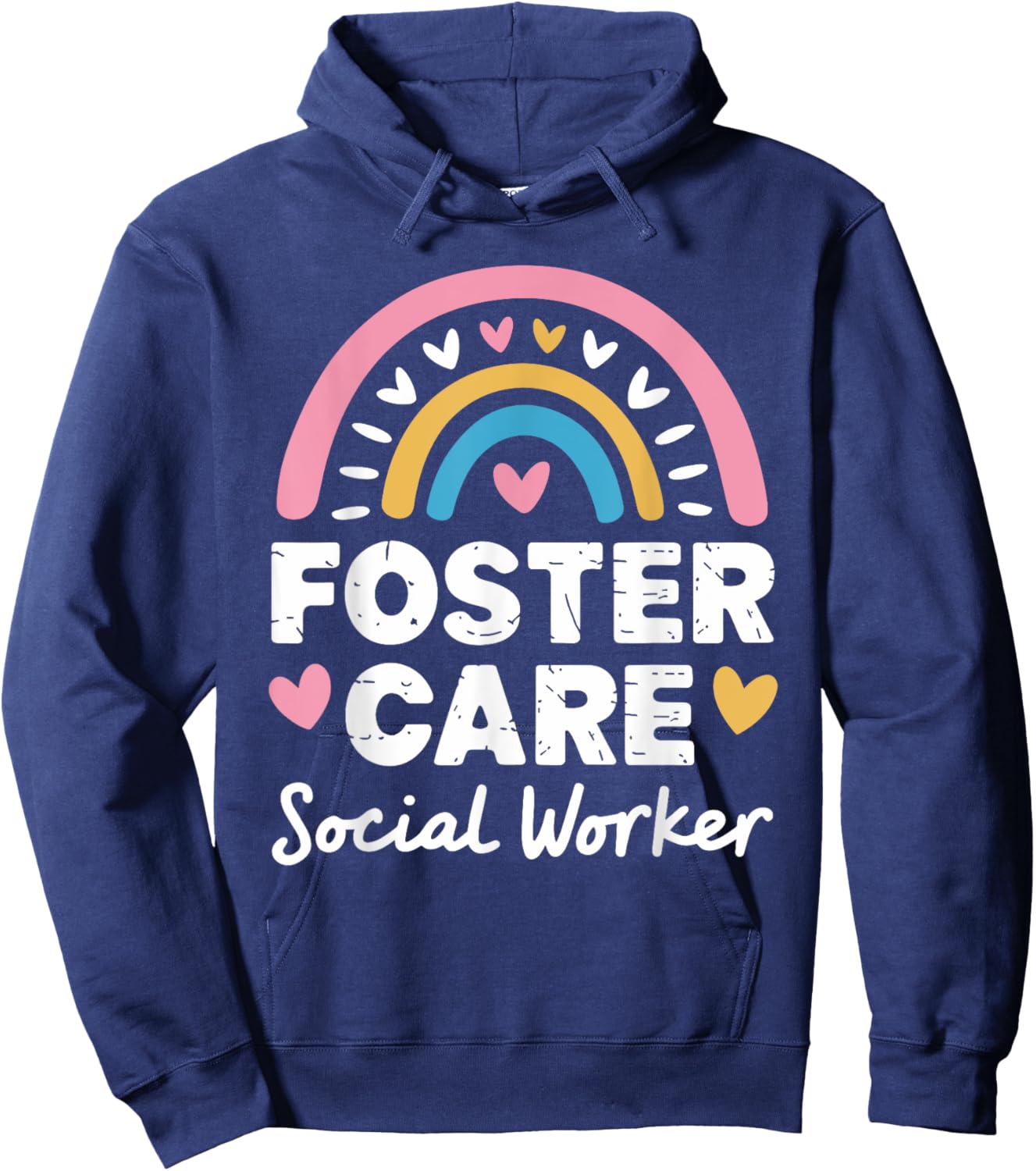 Foster Care Social Worker, Adoption Foster Care Foster Adopt Hoodie - Hoodie | Navy