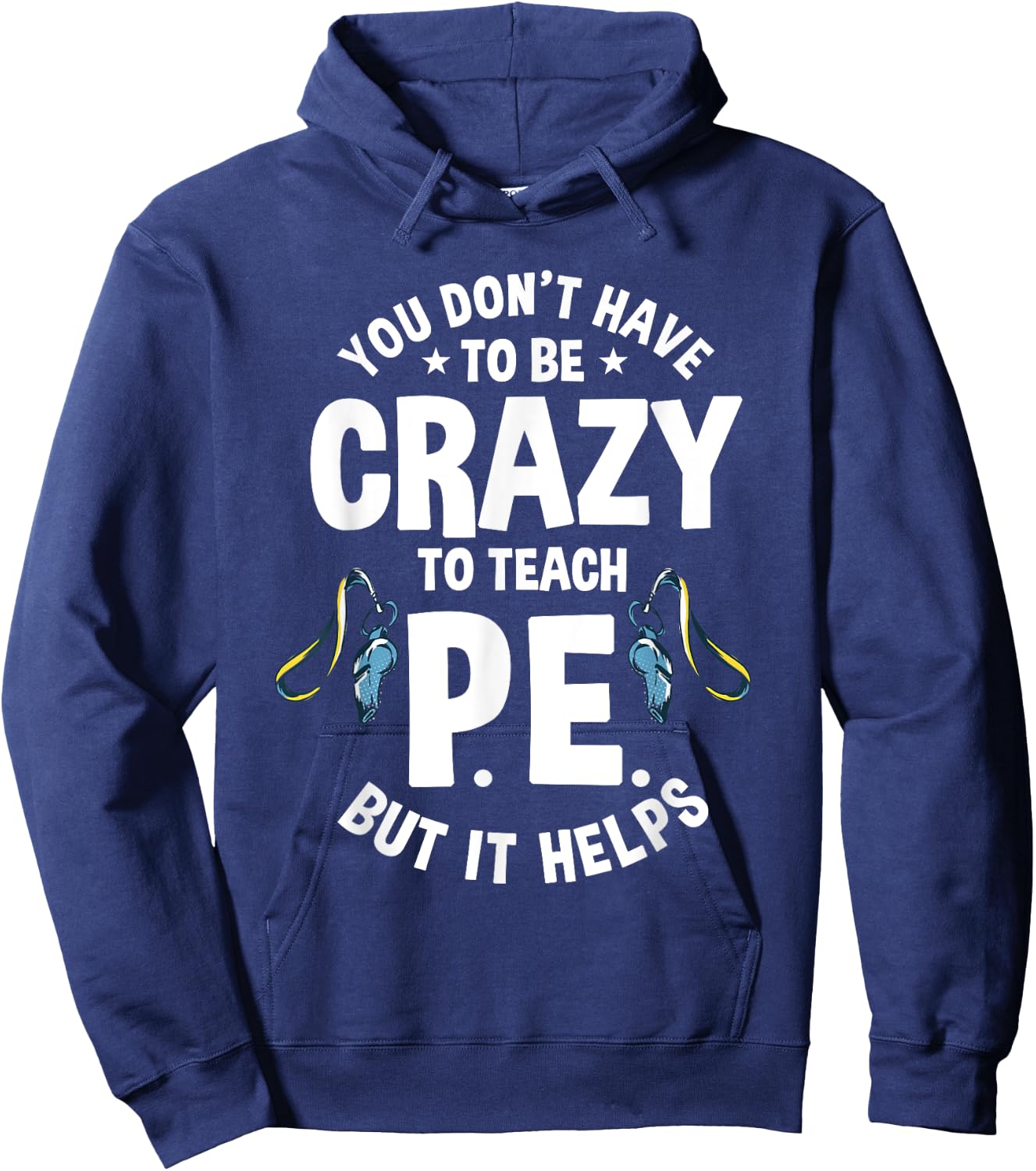 PE Teacher Physical Education Instructor Gym Coach Sport Women Hoodie - Hoodie | Navy