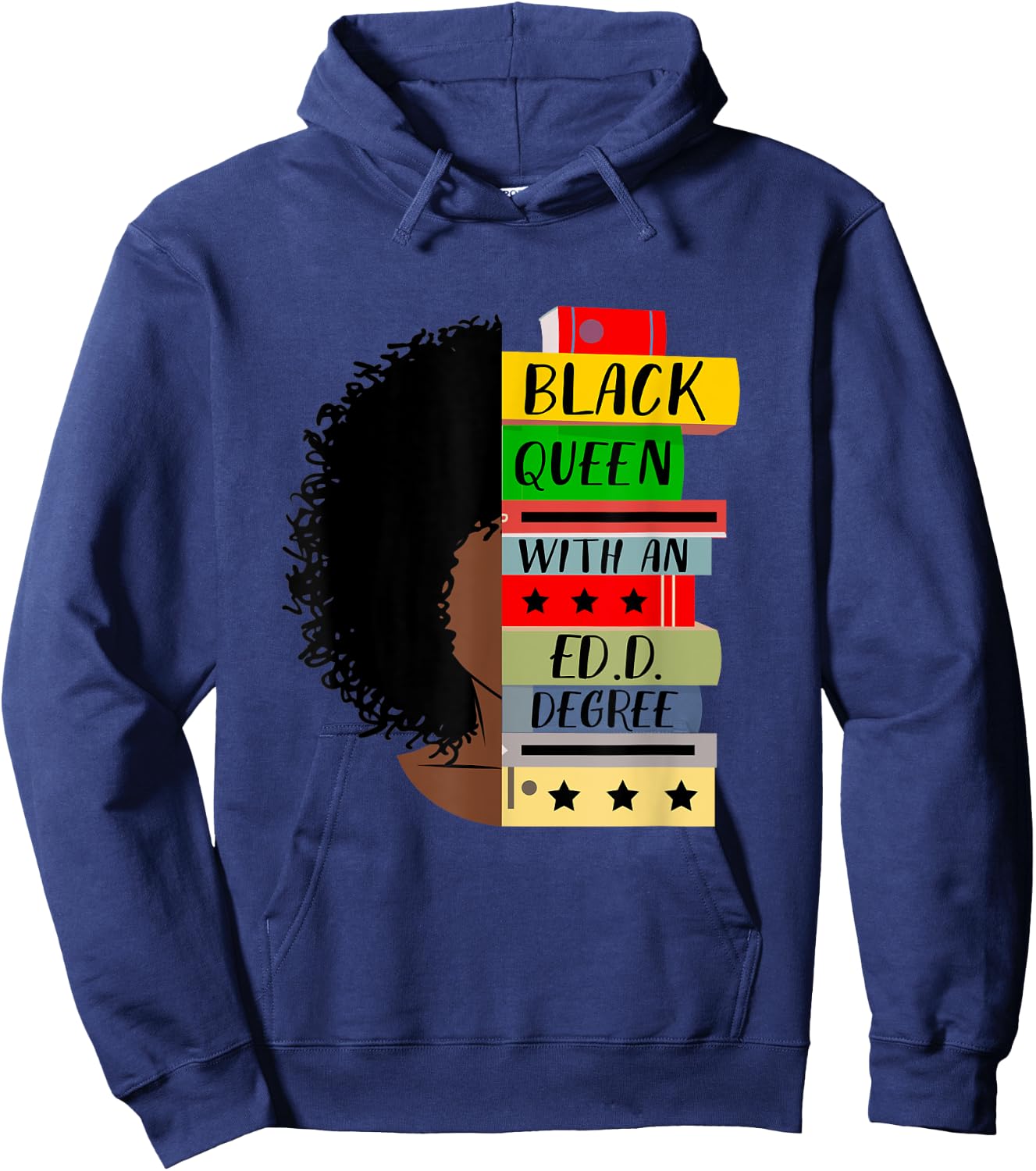 EdD Doctor of Education Book Degree Doctorate Graduation Hoodie - Hoodie | Navy