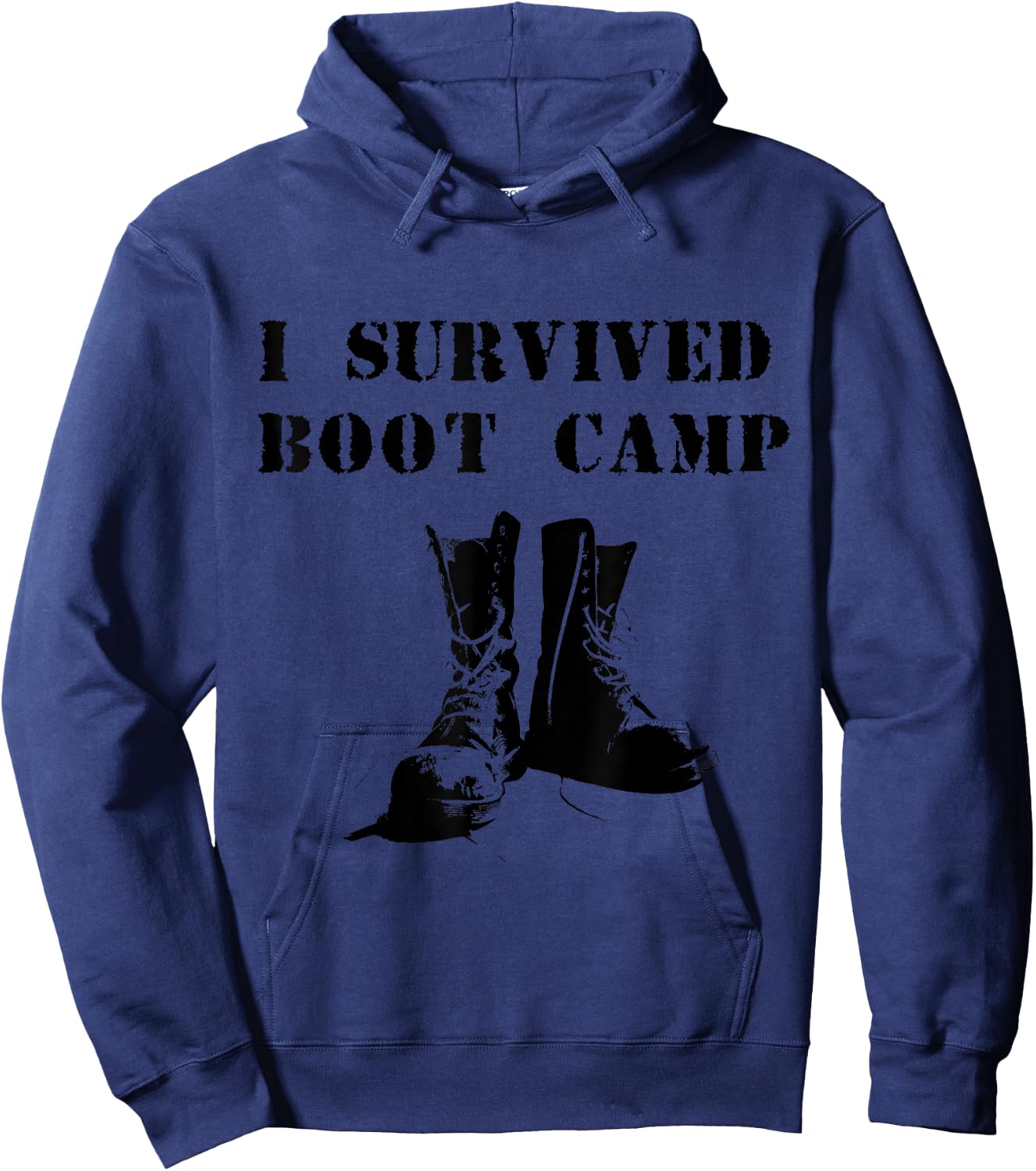 I Survived Boot Camp Hoodie - Hoodie | Navy