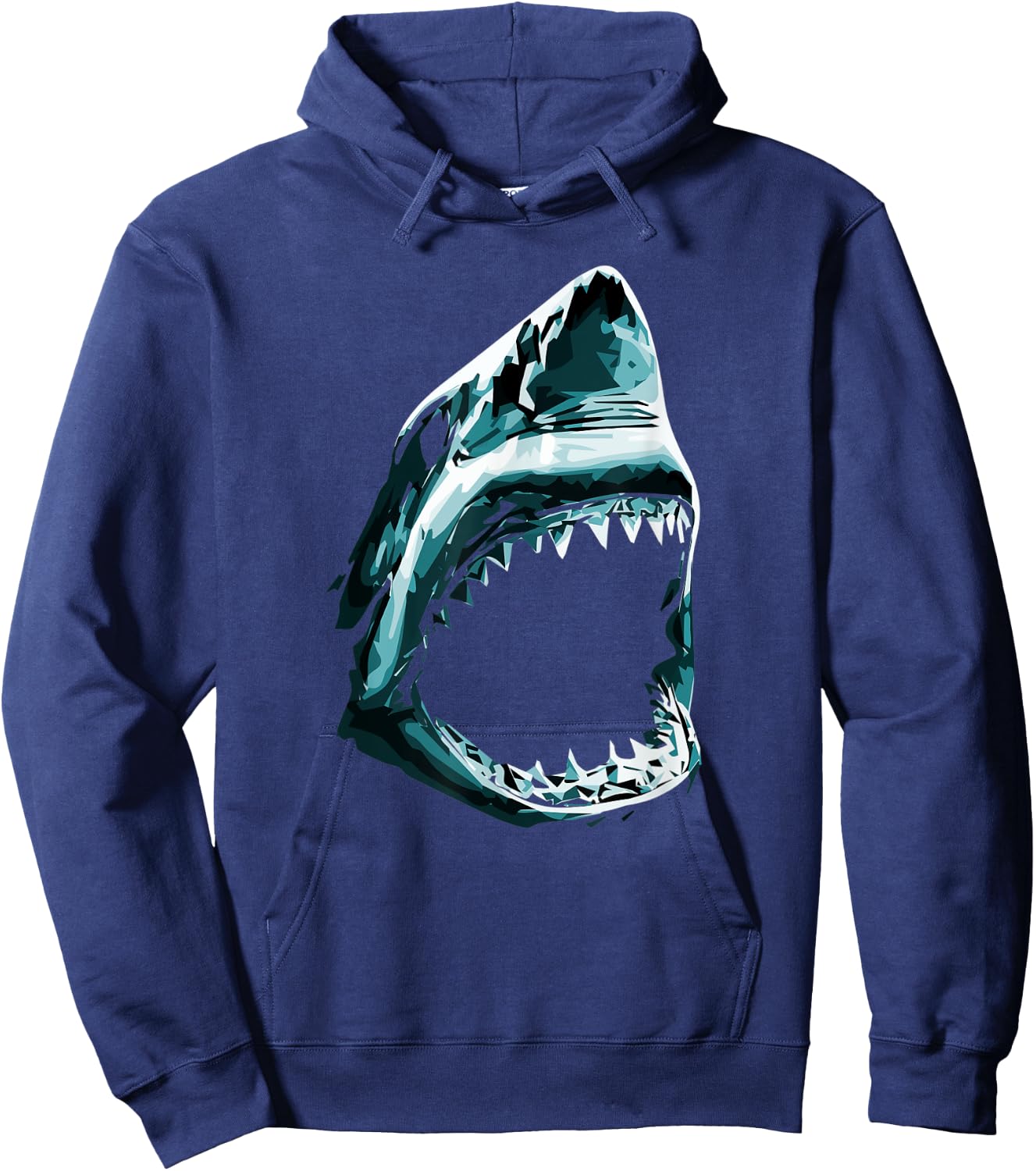 Big Scary Shark for Summer Weeks and Shark Lover Women Kids Hoodie - Hoodie | Navy