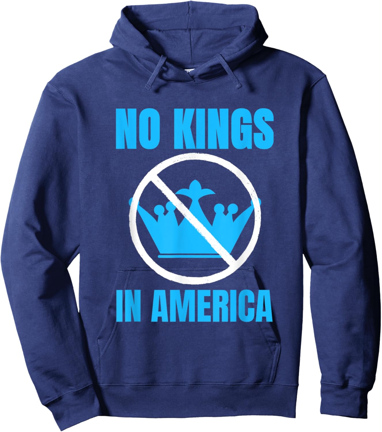 No Kings In America Democracy Court Ruling Saying Hoodie - Hoodie | Navy