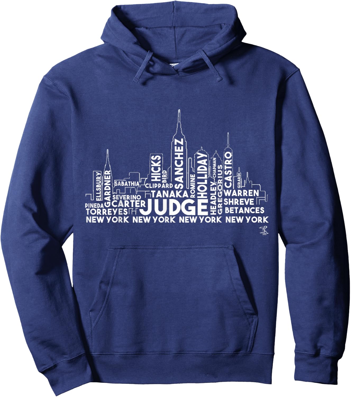 Aaron Judge Skyline - Apparel Hoodie - Hoodie | Navy