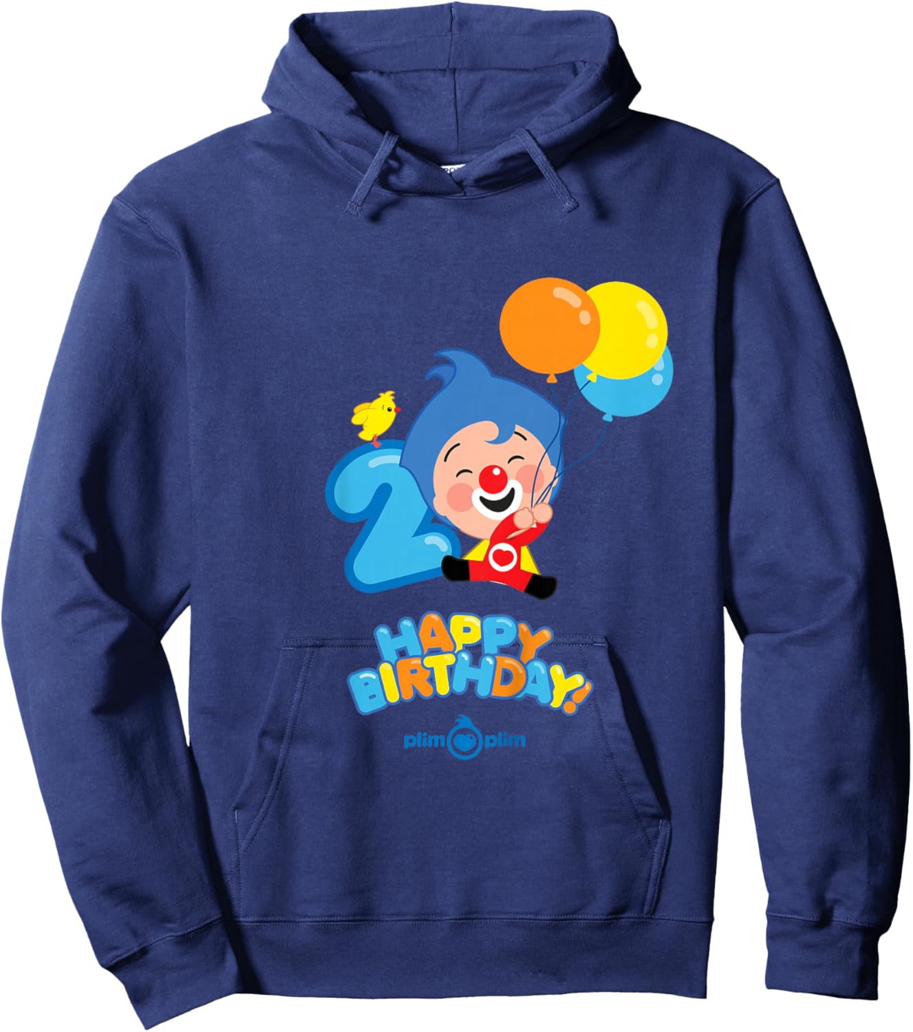 Plim Plim The Kindness Hero - Happy Birthday Hoodie - Hoodie | Navy