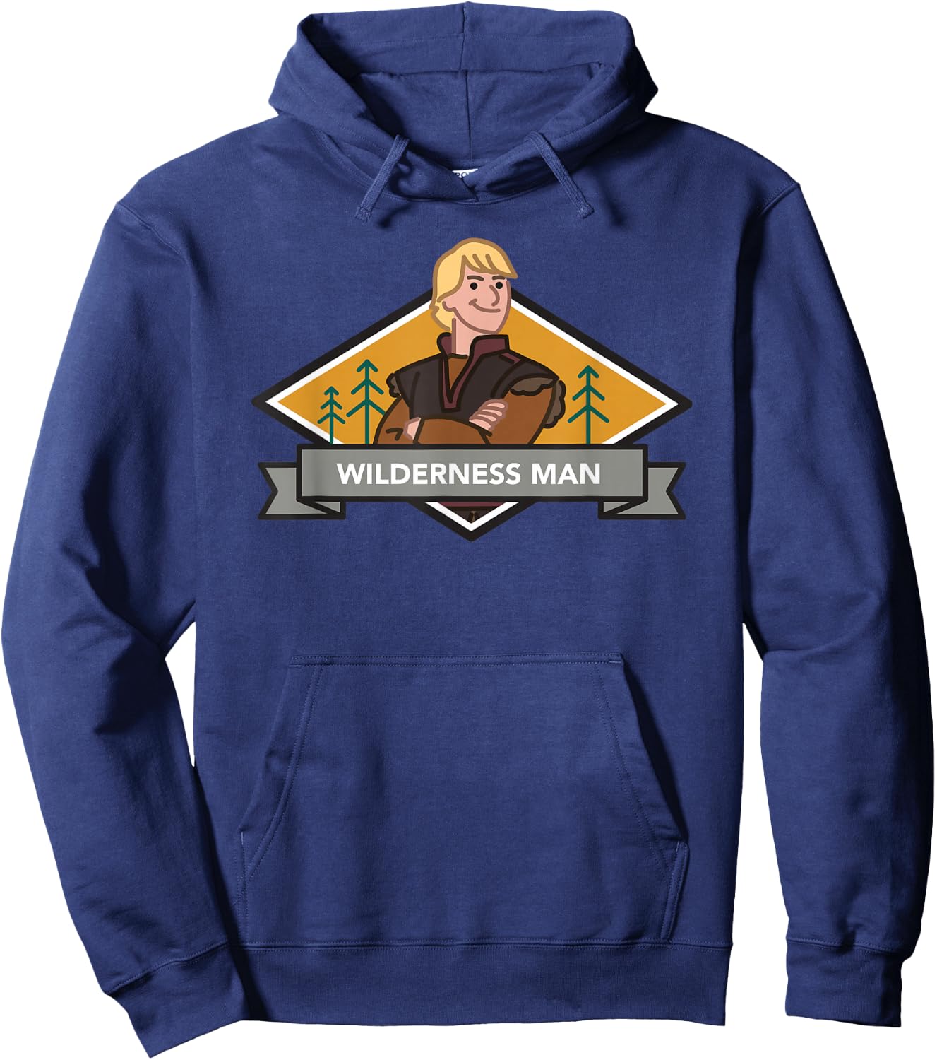 Disney Frozen 2 Kristoff Wilderness Man Hoodie - Hoodie | Navy