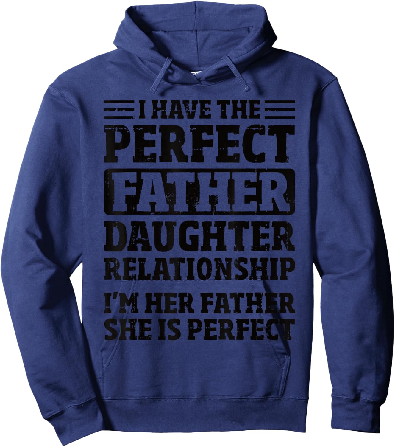 Funny Father Daughter Relationship Hoodie - Hoodie | Navy