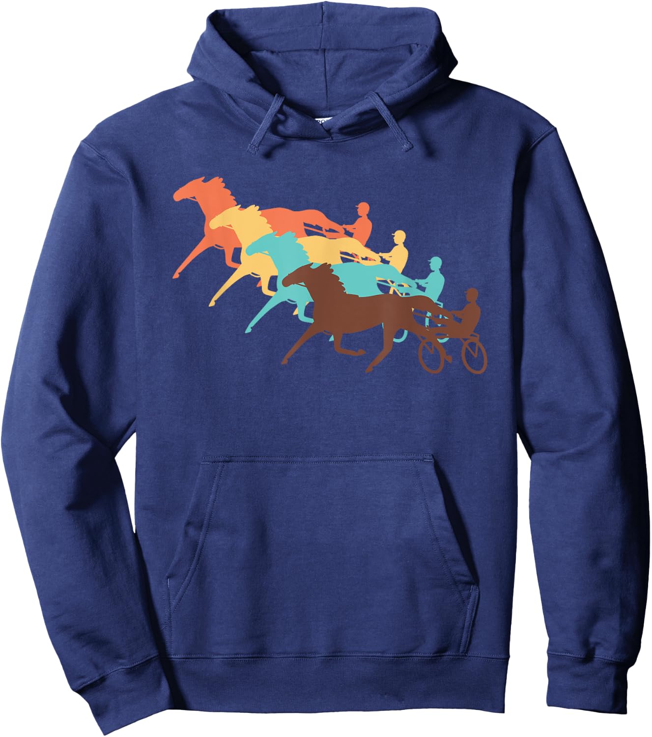 Trapeze Horse Racing - Horse Racing Lovers Hoodie - Hoodie | Navy