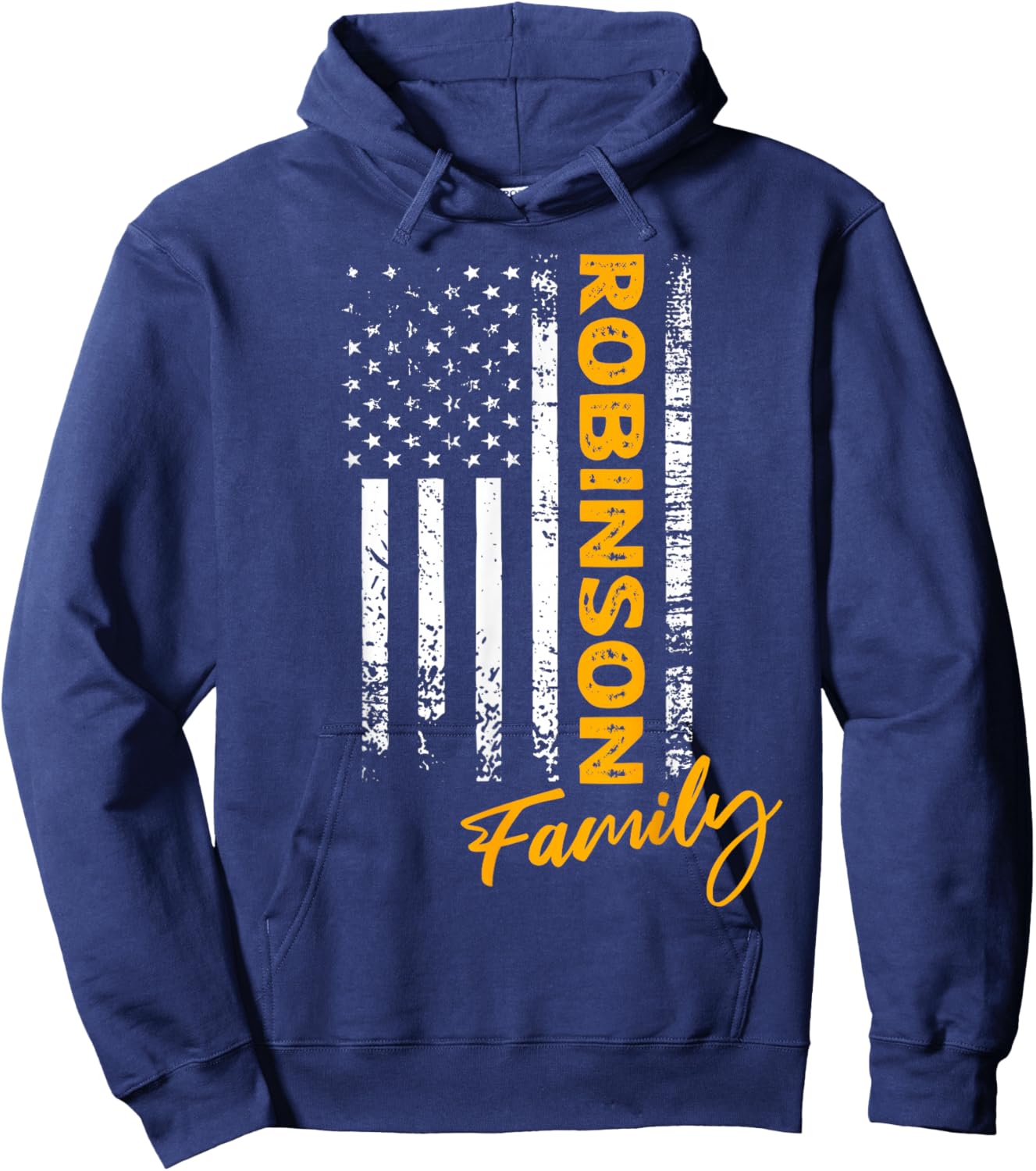 Robinson Surname American Robinson Last Name Robinson Hoodie - Hoodie | Navy