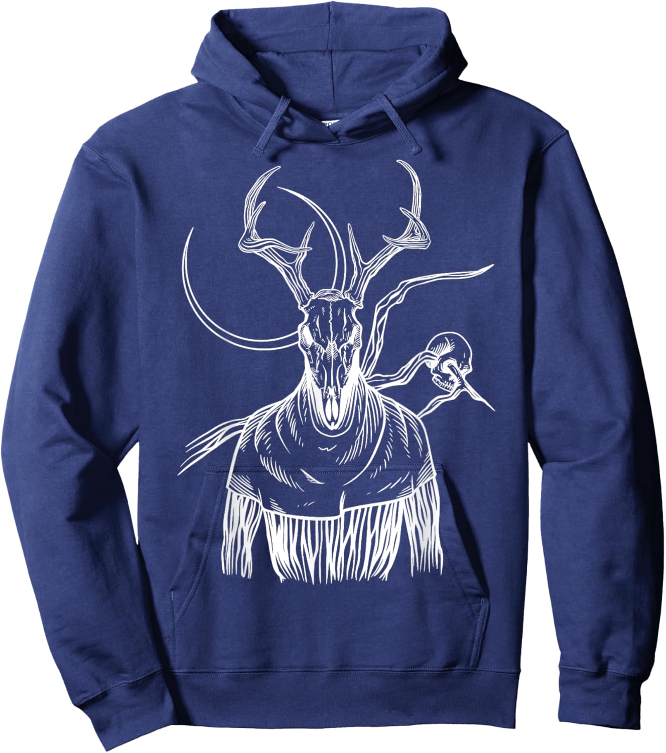Wendigo The Cryptid Cannibal Spirit Of The Horror Forest Hoodie - Hoodie | Navy