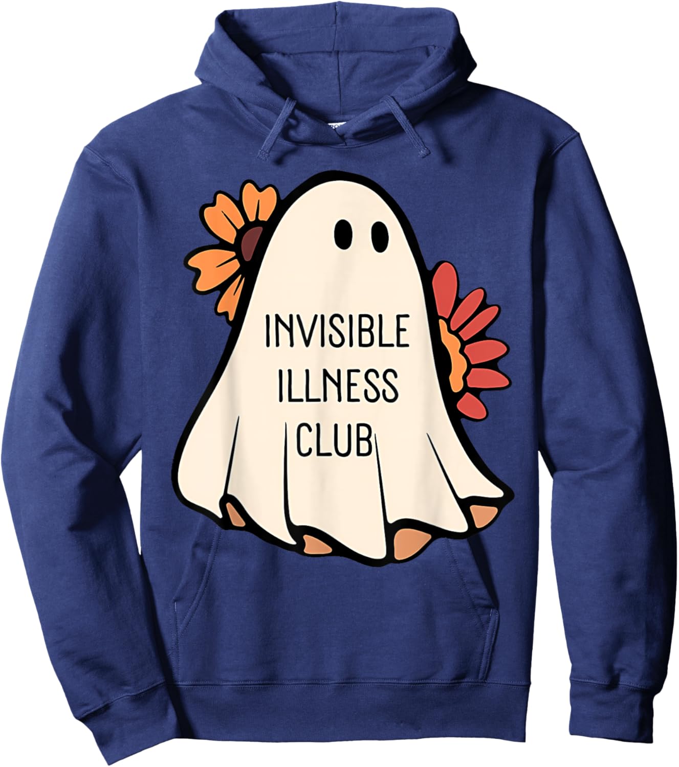 INVISIBLE ILLNESS CLUB Funny design Hoodie - Hoodie | Navy